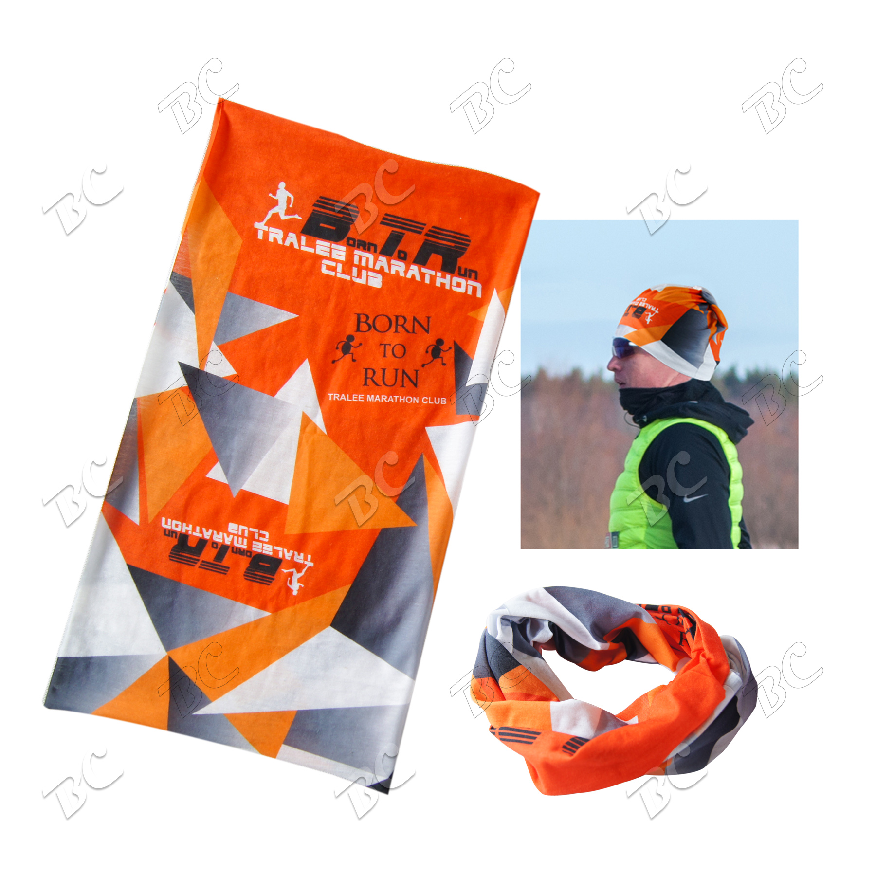 100% polyester Moisture Wicking Seamless Custom Bandana/Sport Scarfs/Gaiters 6