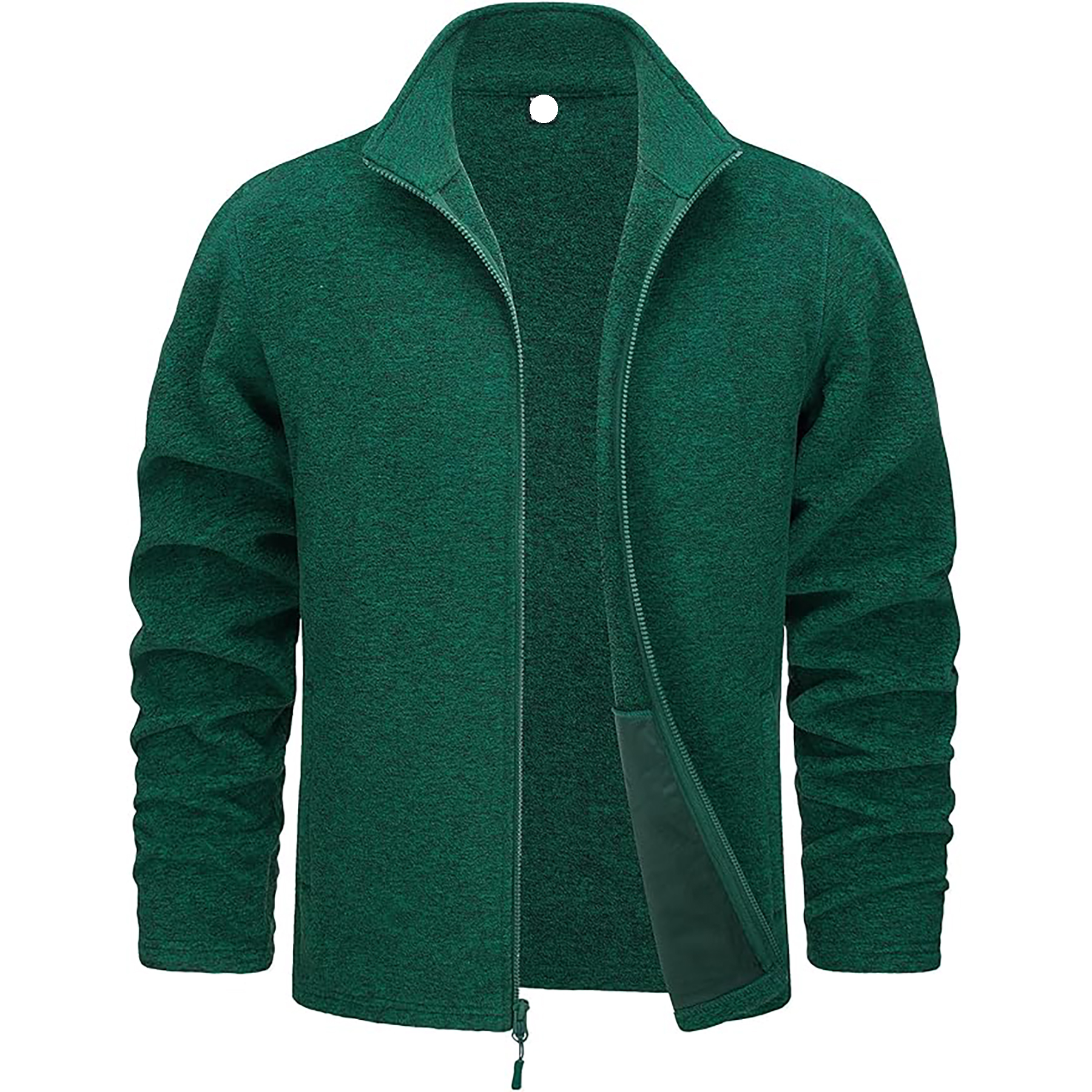 "Men Zipper Fleece Jacket Full zipper" 44