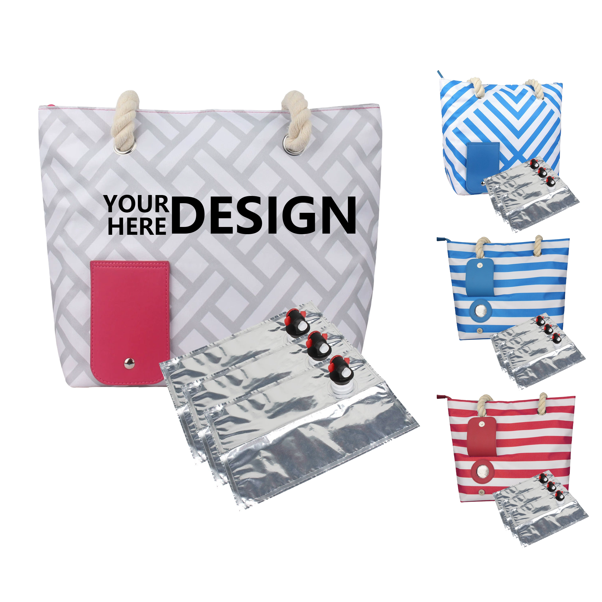 Travel-Friendly Oxford Insulated Bottle Bag 2