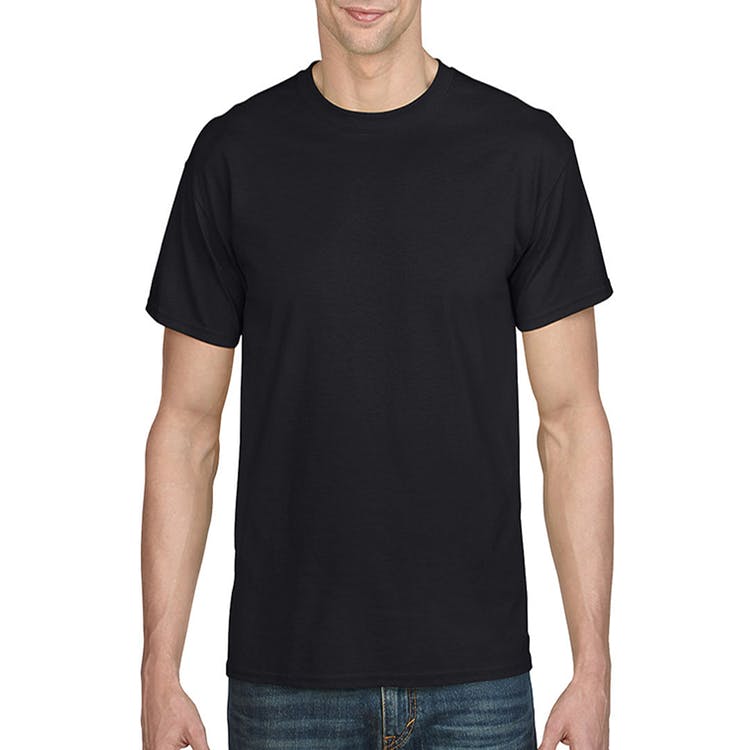 Irregular Gildan Dryblend T-Shirt. Black Small 3