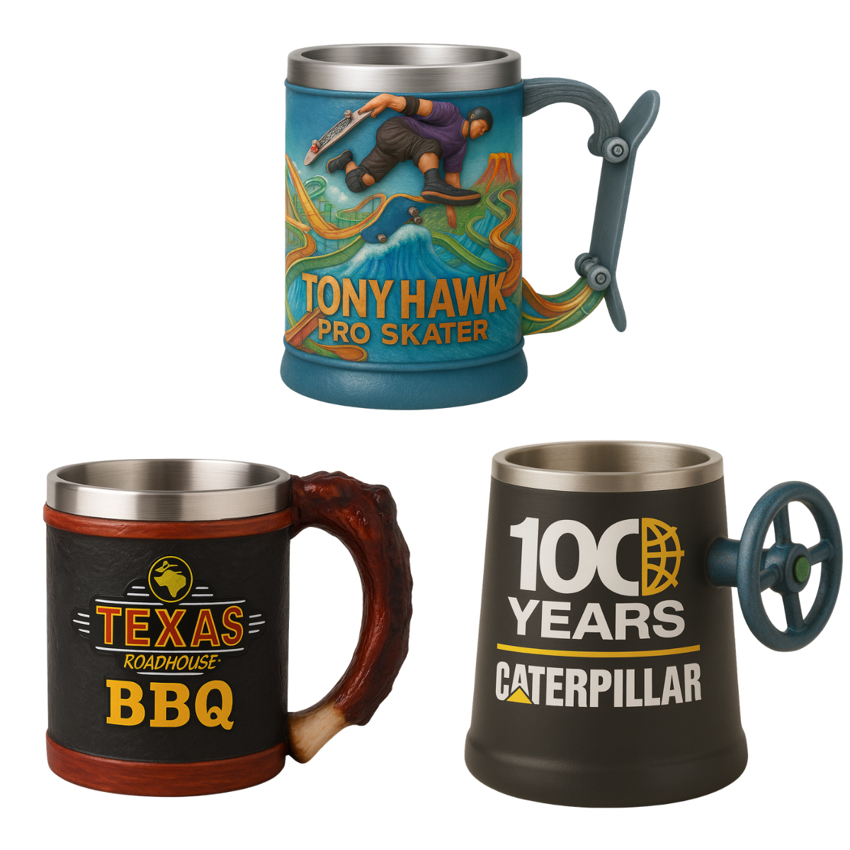 EpicMug Customizable Resin Molded Exterior Mug - Stainless Steel 450ML 8