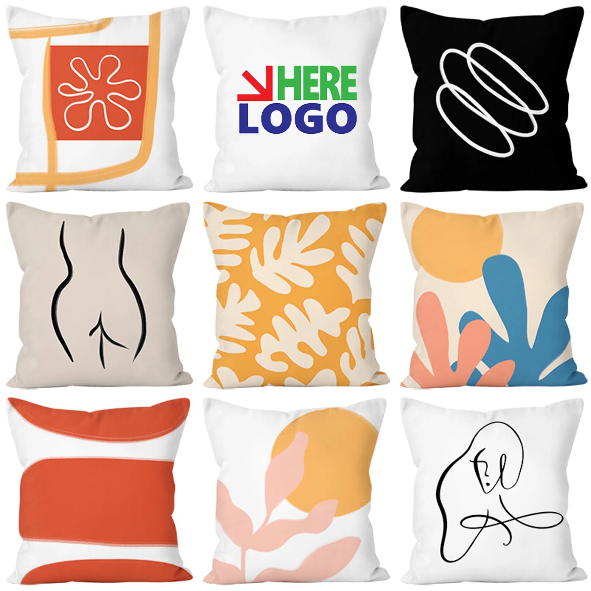 Double-Sided Full Color Custom Pillow WithCore 6
