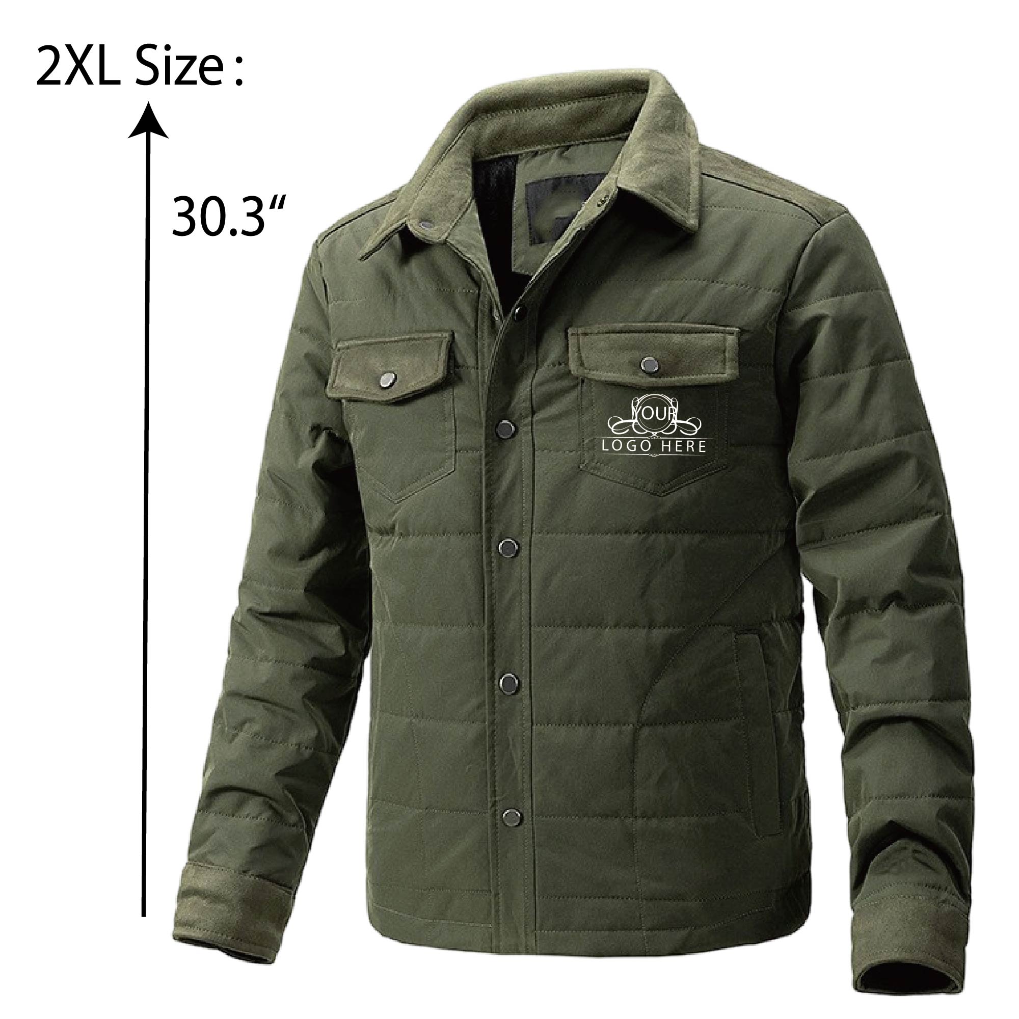 Man Solid Lapel Neck Jacket 5