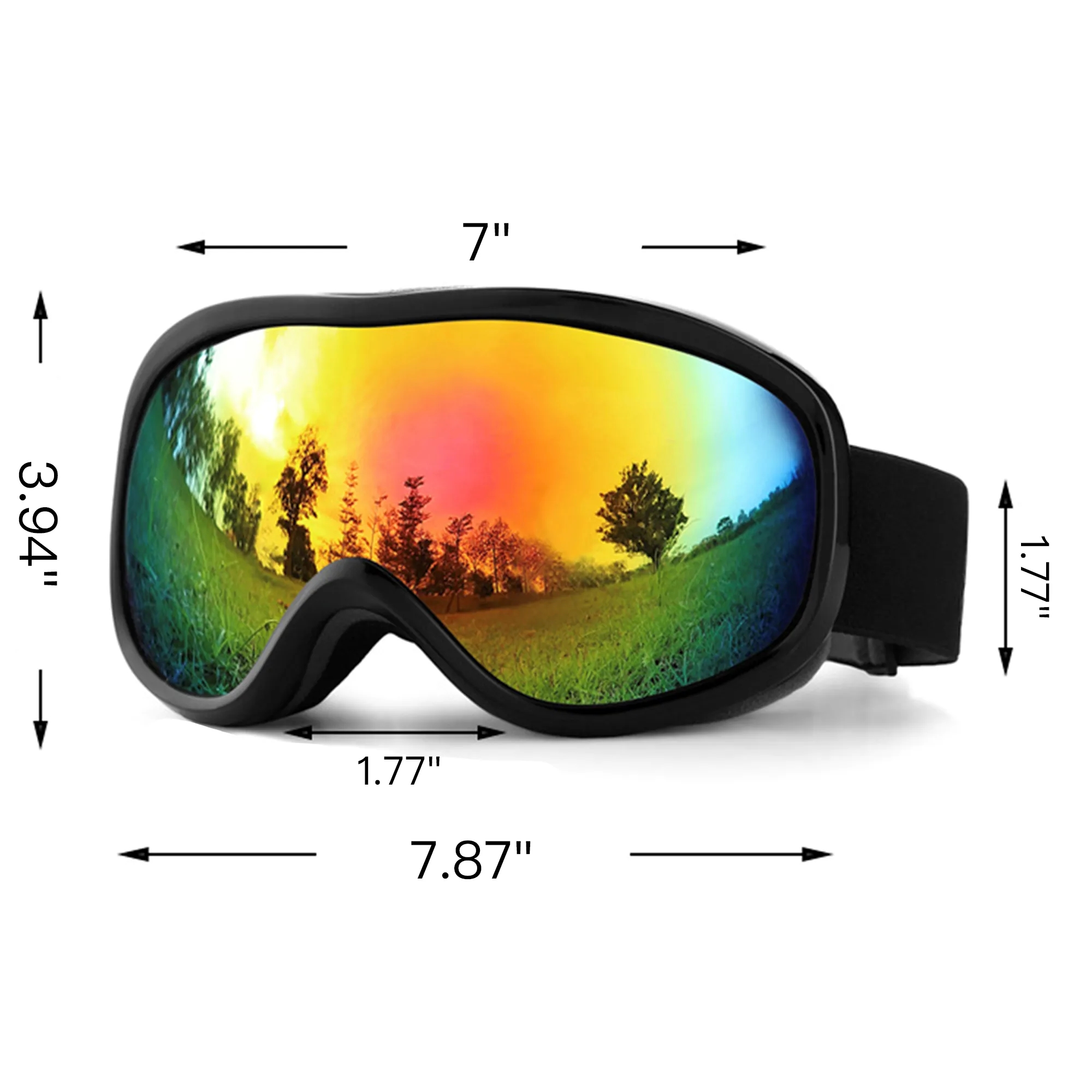 Double Layer Strong Anti Fog Ski Goggles 29