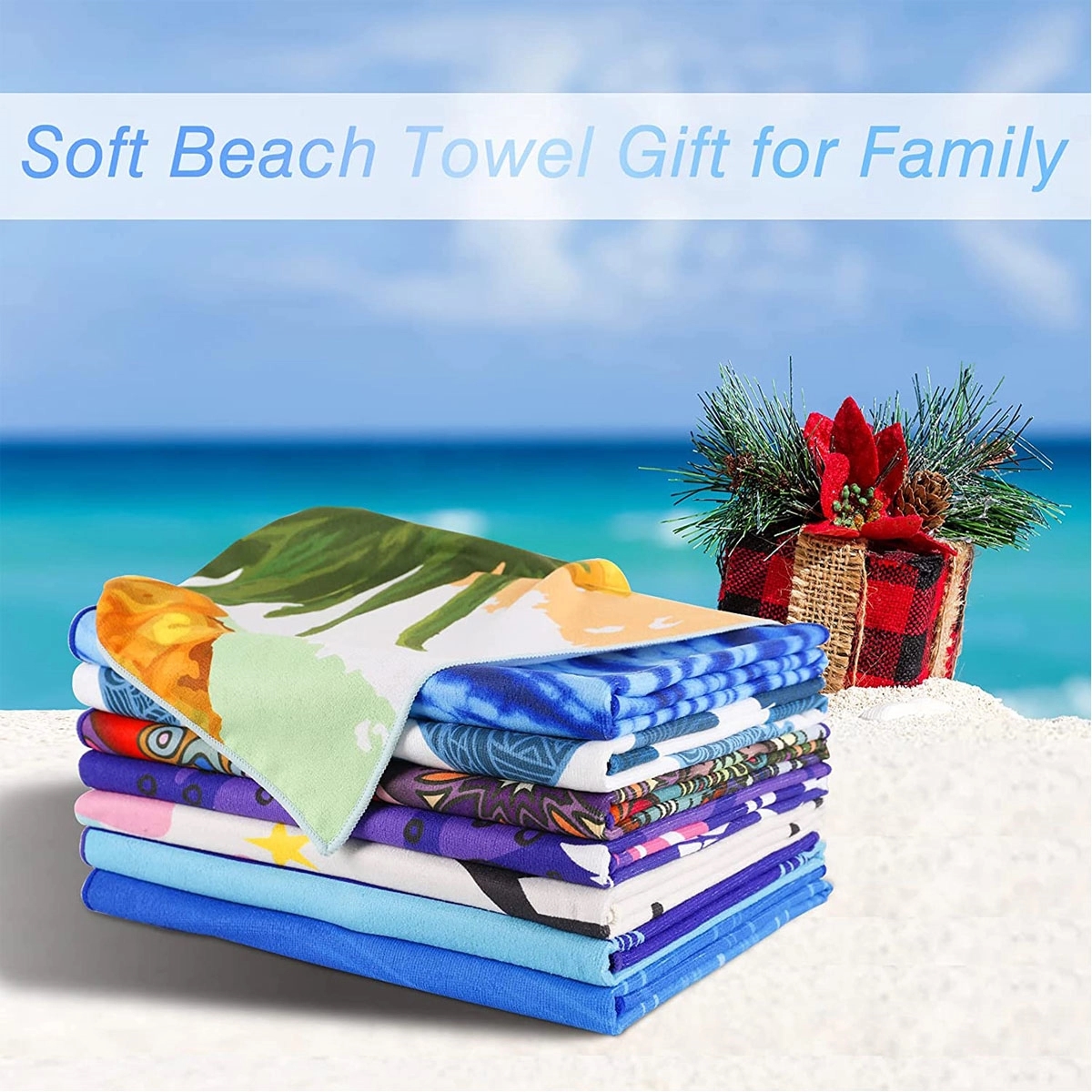 Sublimation Cooling Quick Dry Oversized Beach Towel(L59"XW29 25