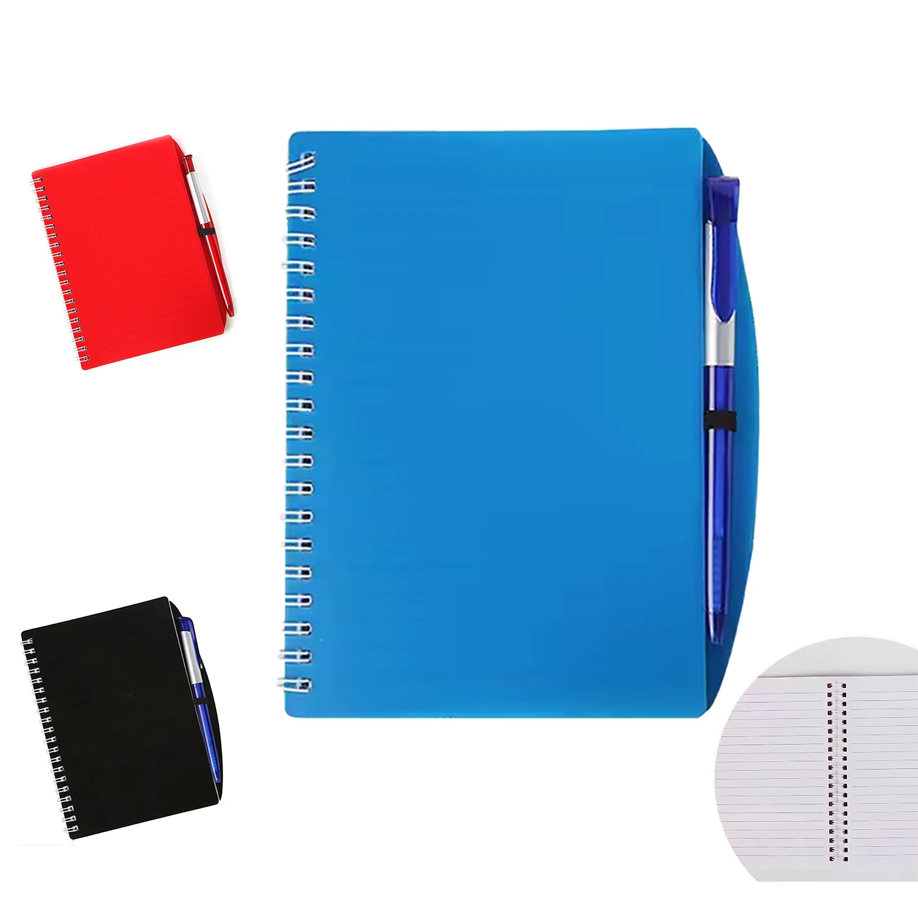 Wave Spiral Notebook and Pen 13