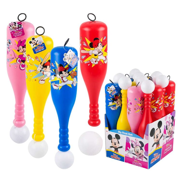 Disney Junior Mickey and Minnie Mouse Baseball Bat - Assorted 3