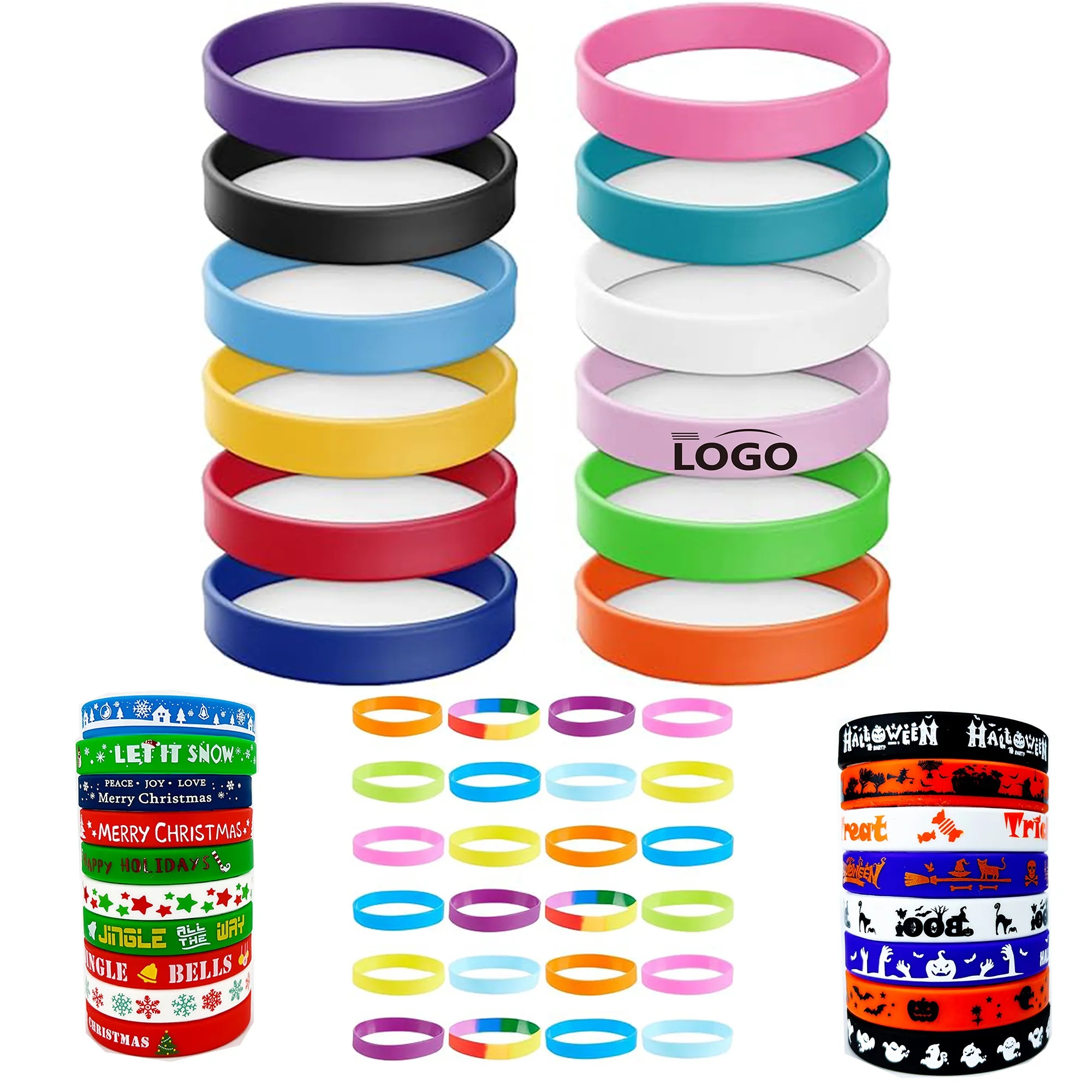 Exquisite Custom Printed Silicone Motivational Wristbands