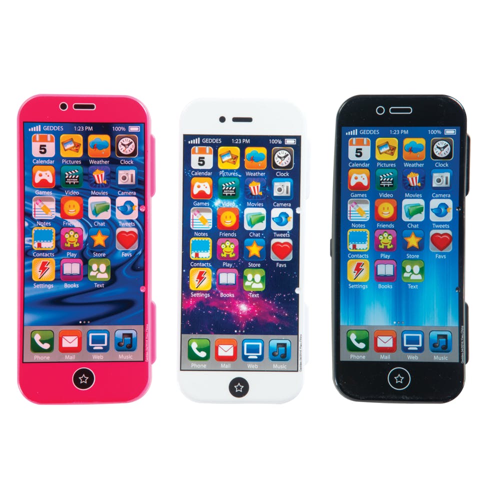 Pencil Cases - Smart Phone Look Hinged Top 3 Colors 3