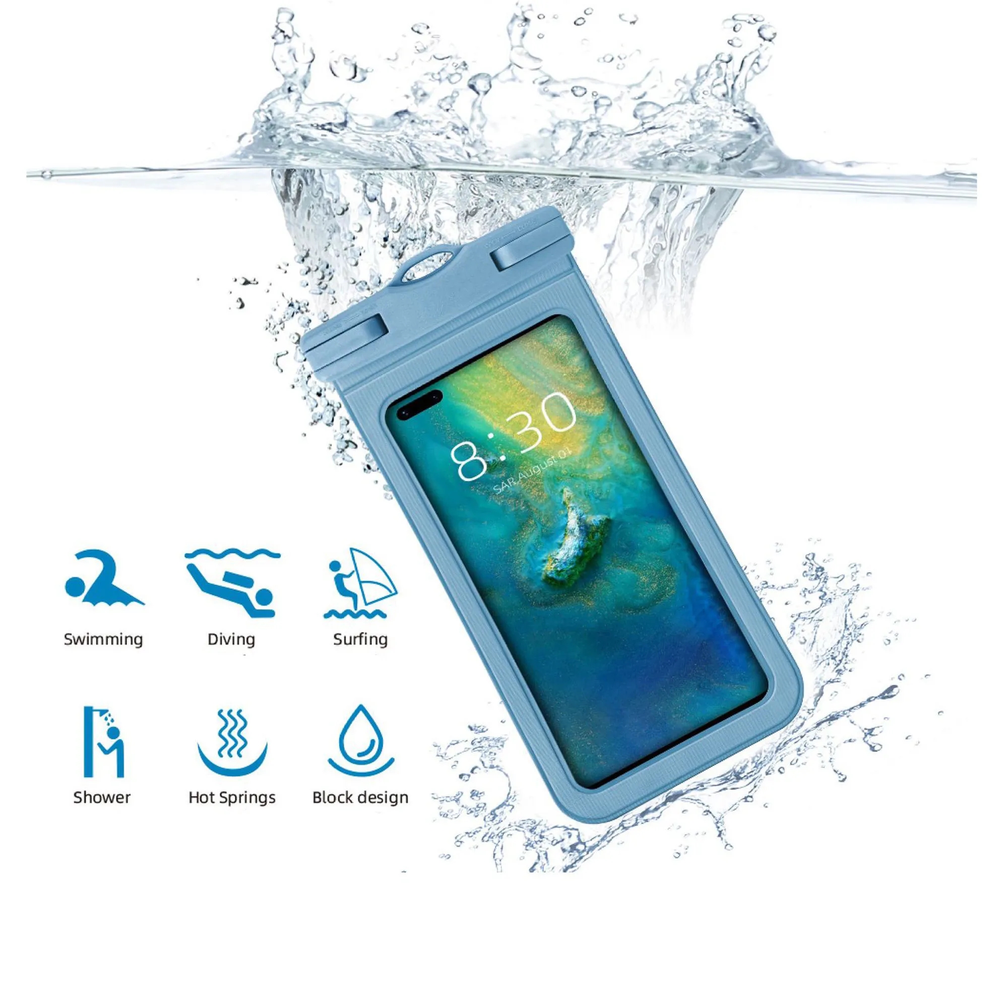 Waterproof Phone Pouch With Lanyard 7