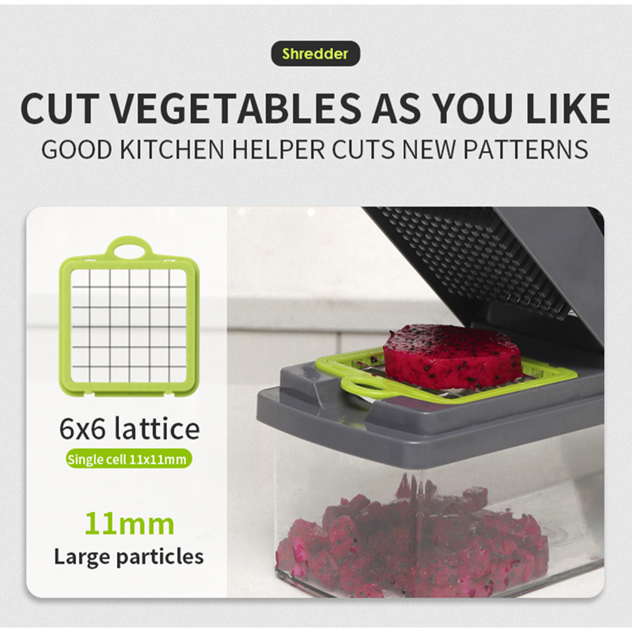 Stainless Steel Multi Functional Vegetable Chopper 15