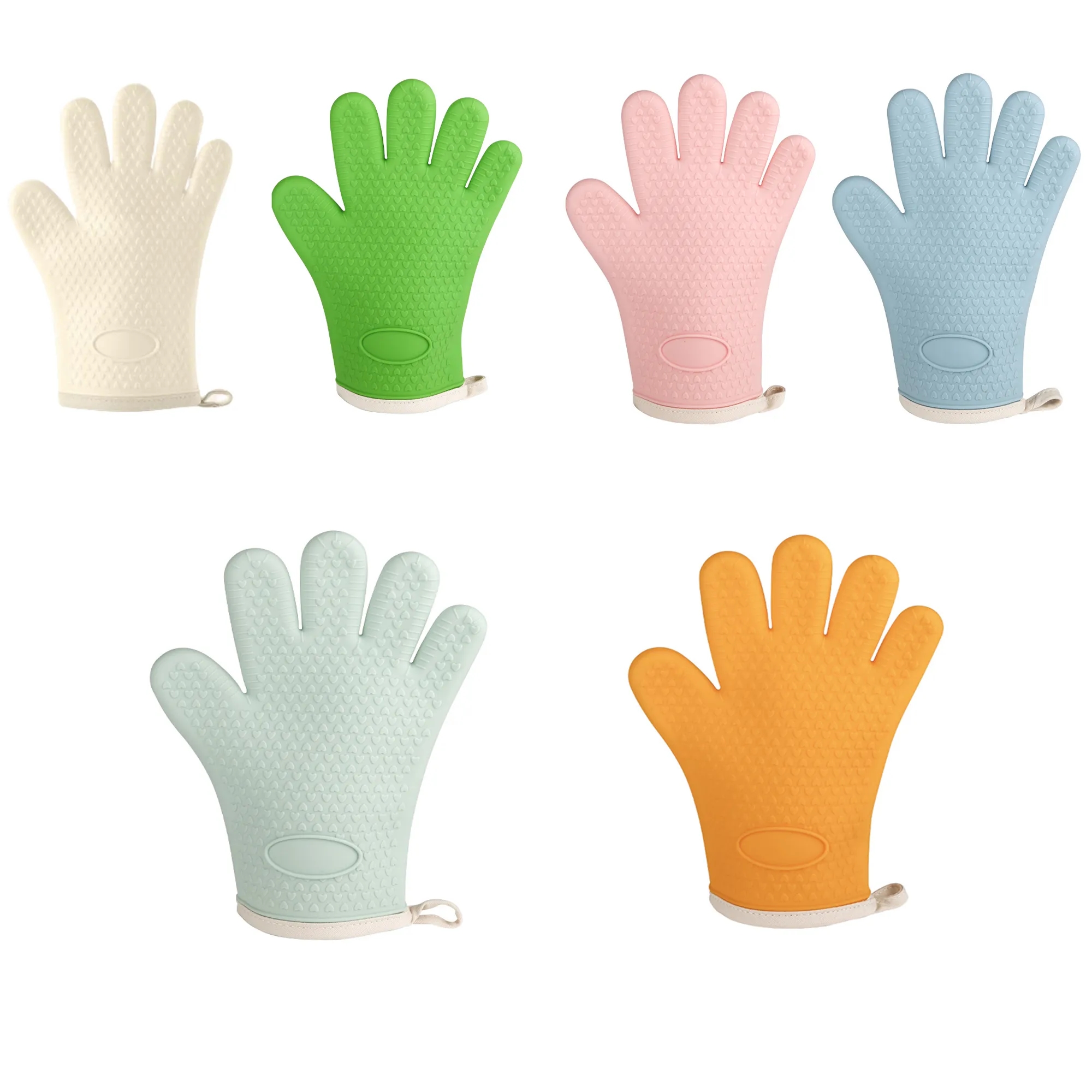 Silicone Heat Insulated Gloves 6