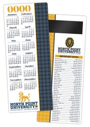 Laminated Card 3.5x8.5 Round Corners with 1x3 magnet