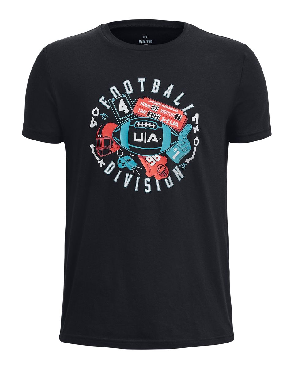 UA Football Equipment Boys' Short Sleeve 7