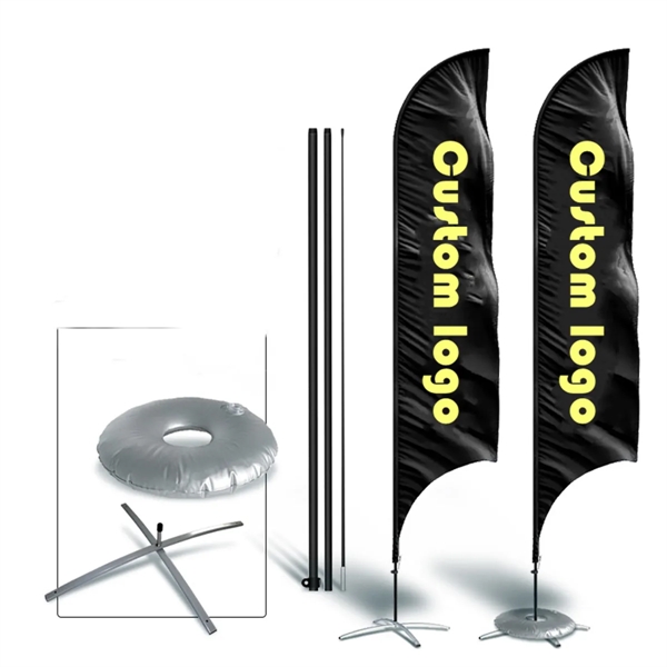 9 Ft. Double Sided Printed Feather Flag