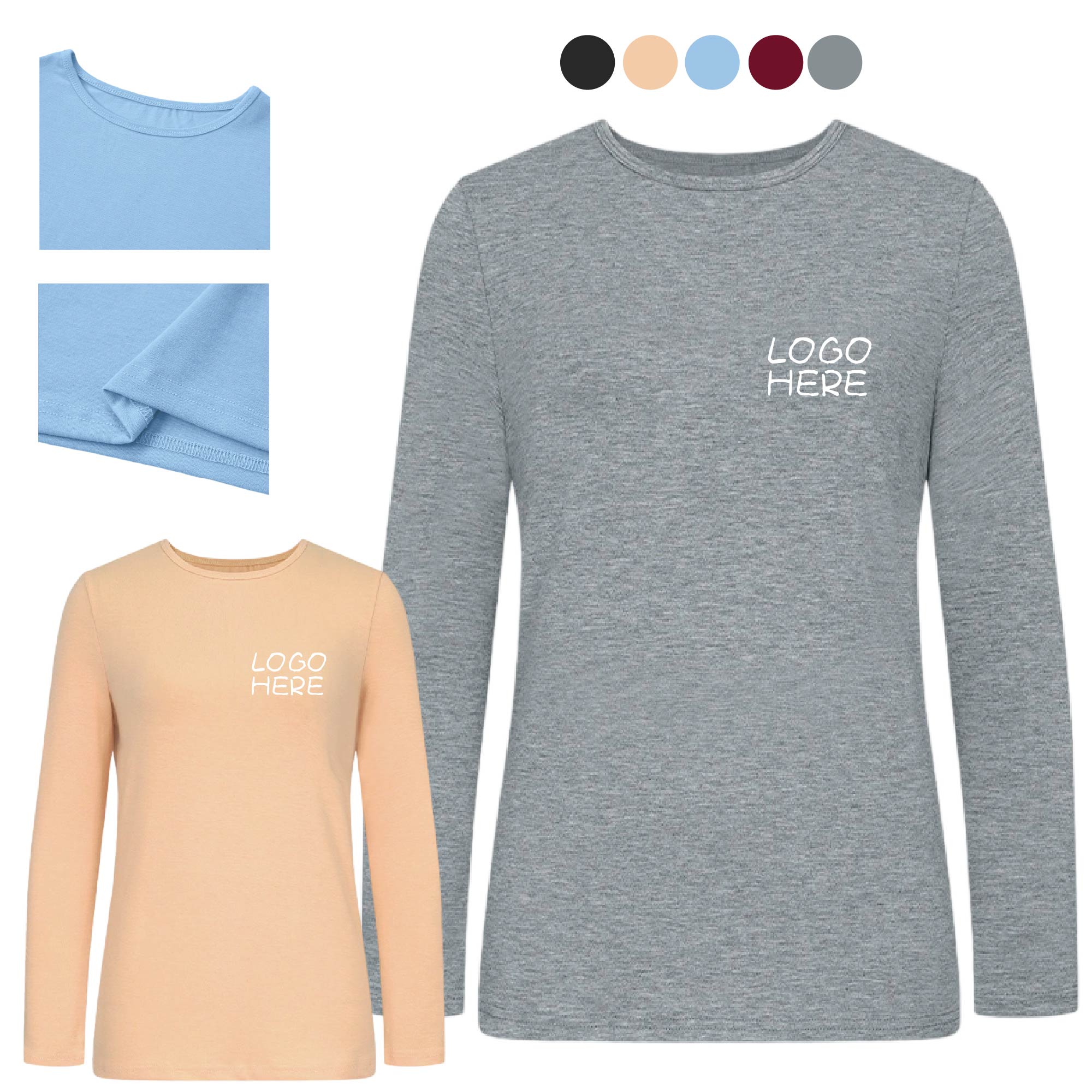 Crew Neck Basic Tee