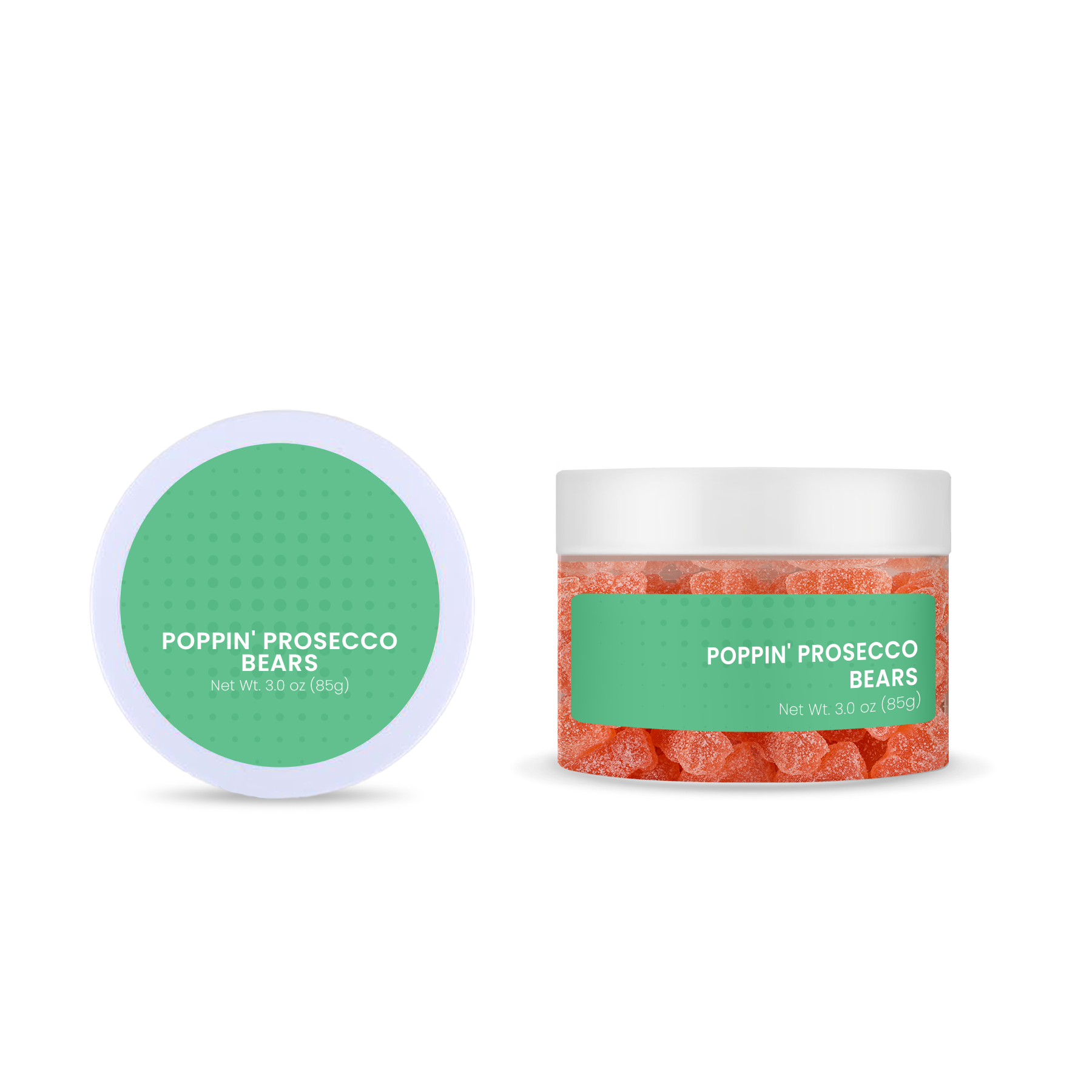 Poppin' Prosecco Bears : Small Jar 8