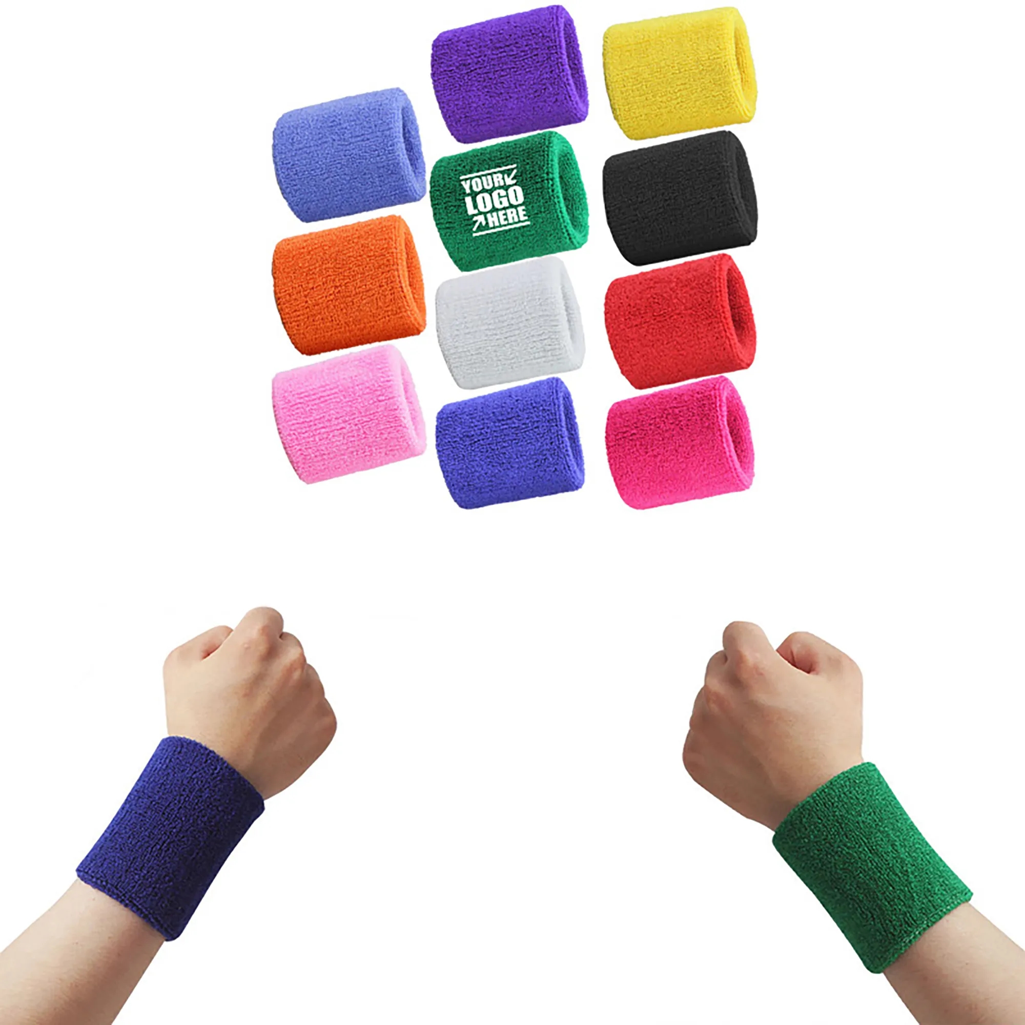 Cotton Wrist Sweatbands 4