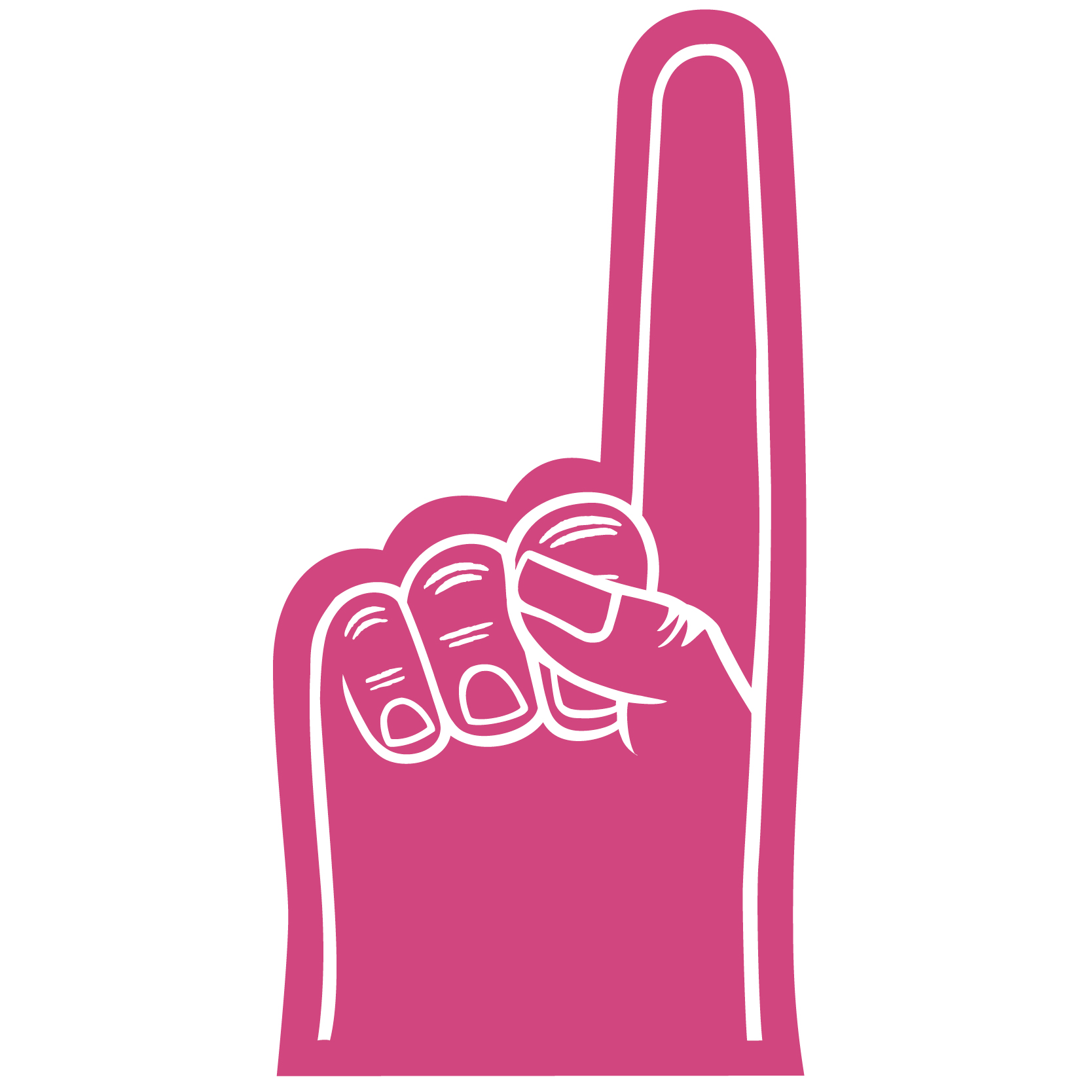 7.5" Foam Hand 70