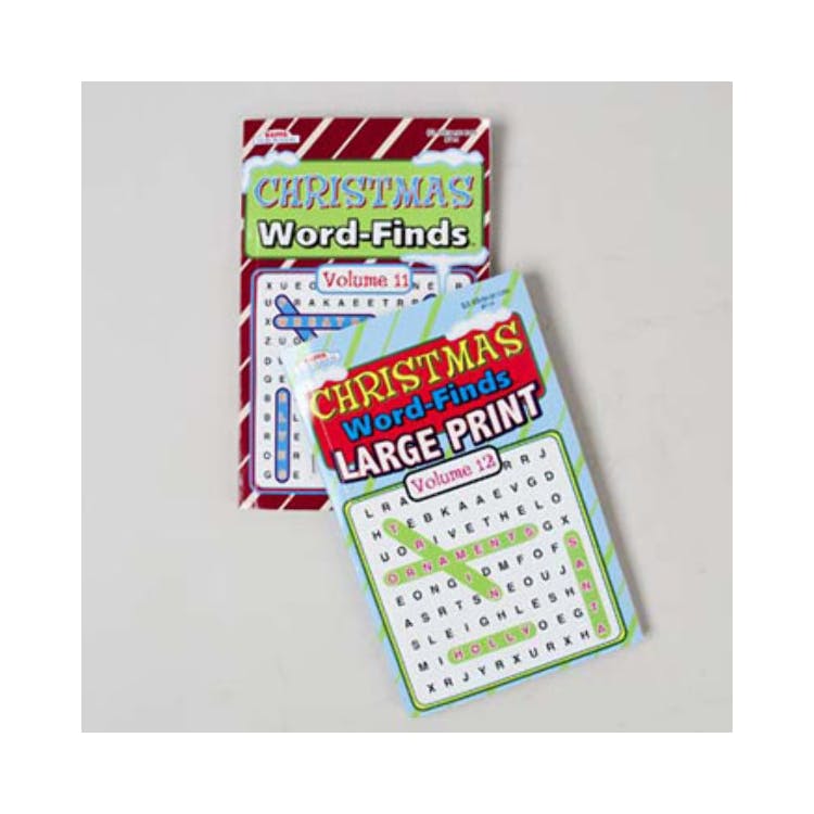 Christmas Word Find Books - Assorted Large & Regular Print Two Titles 3