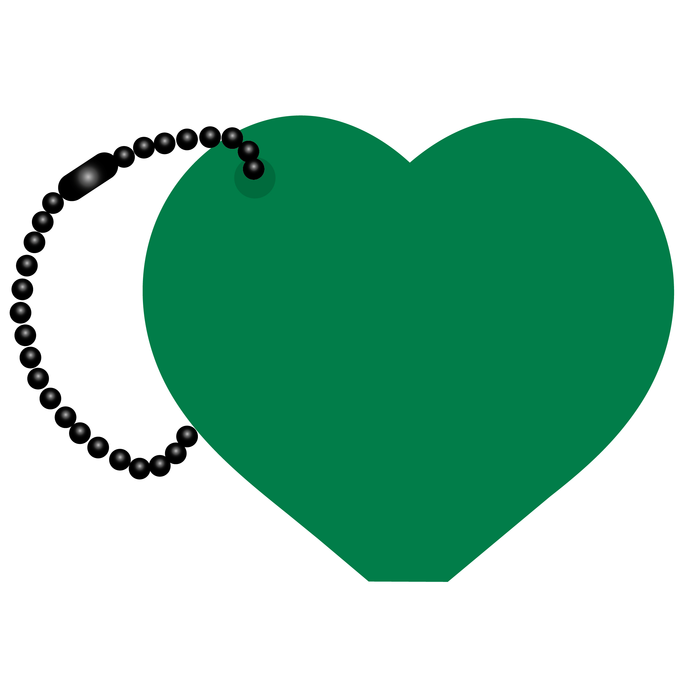 Heart Key Tag 34