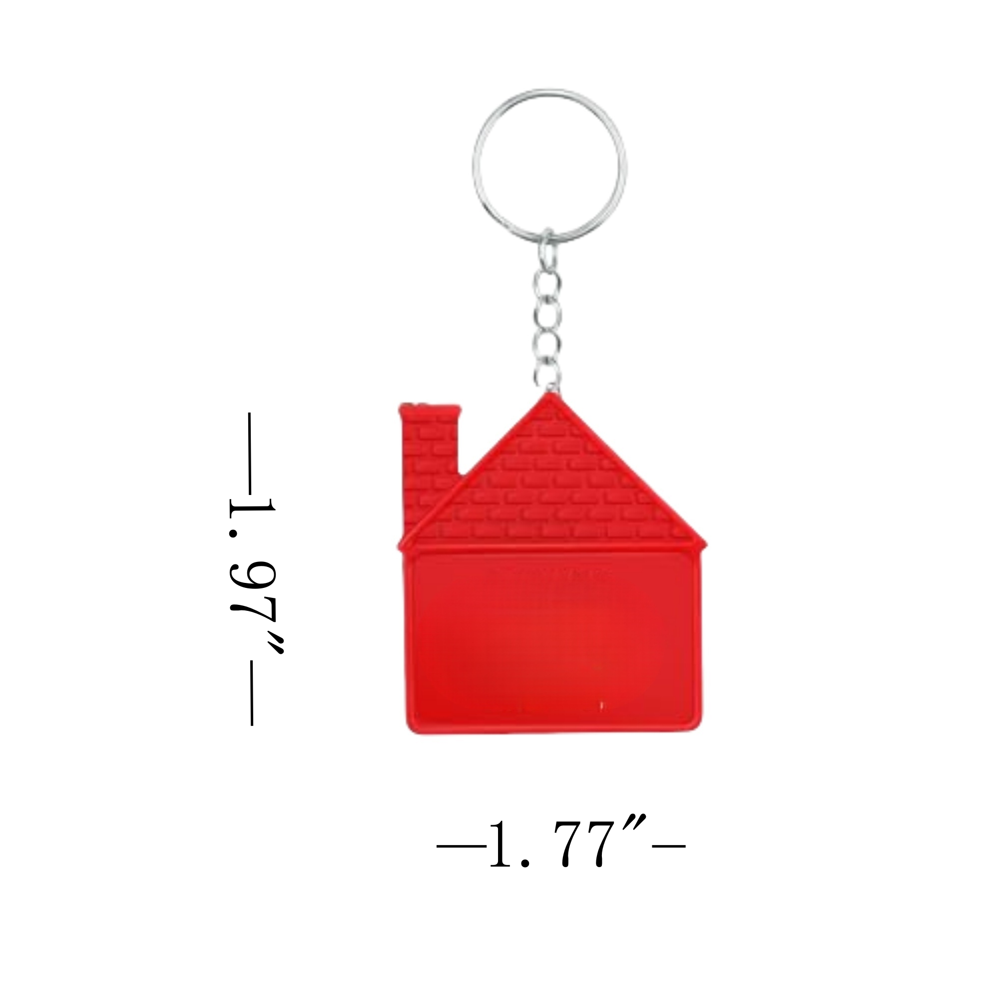 Portable House Shaped Measure Tape Keychain 4