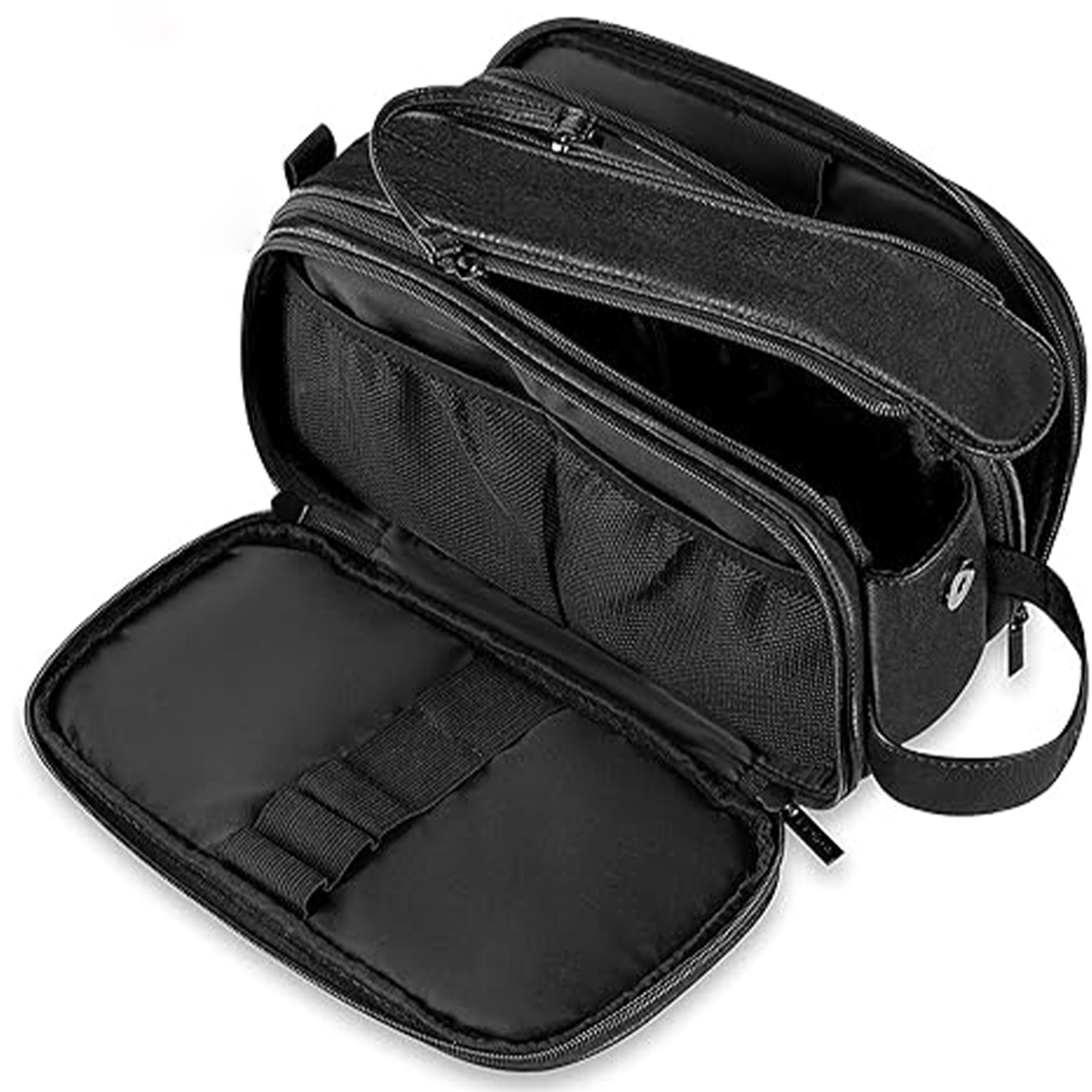 Men's Leather Storage Toiletry Bag 27
