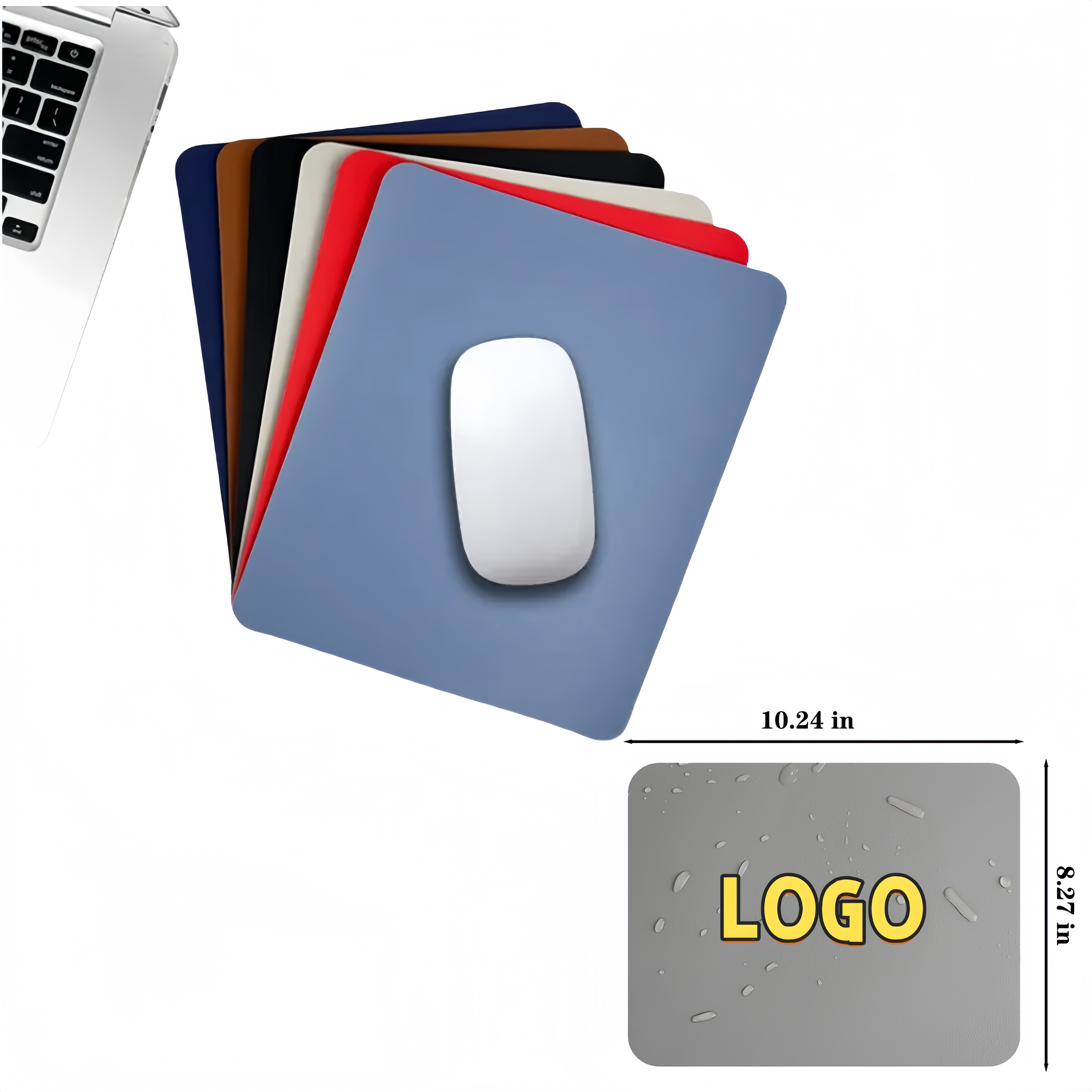 DeskMate PU Leather Mouse Pad