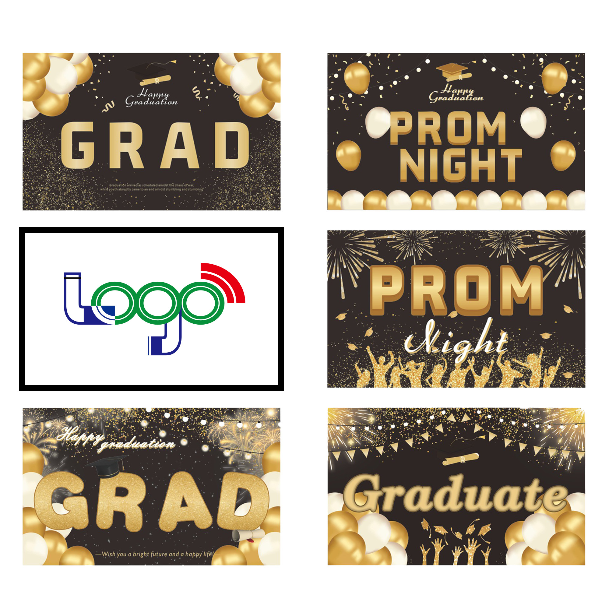 Congrats Grad Party Backdrop