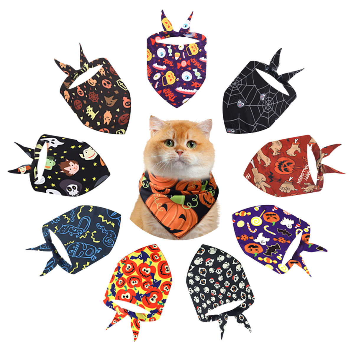 Christmas Pet Triangle Scarf MOQ50 3