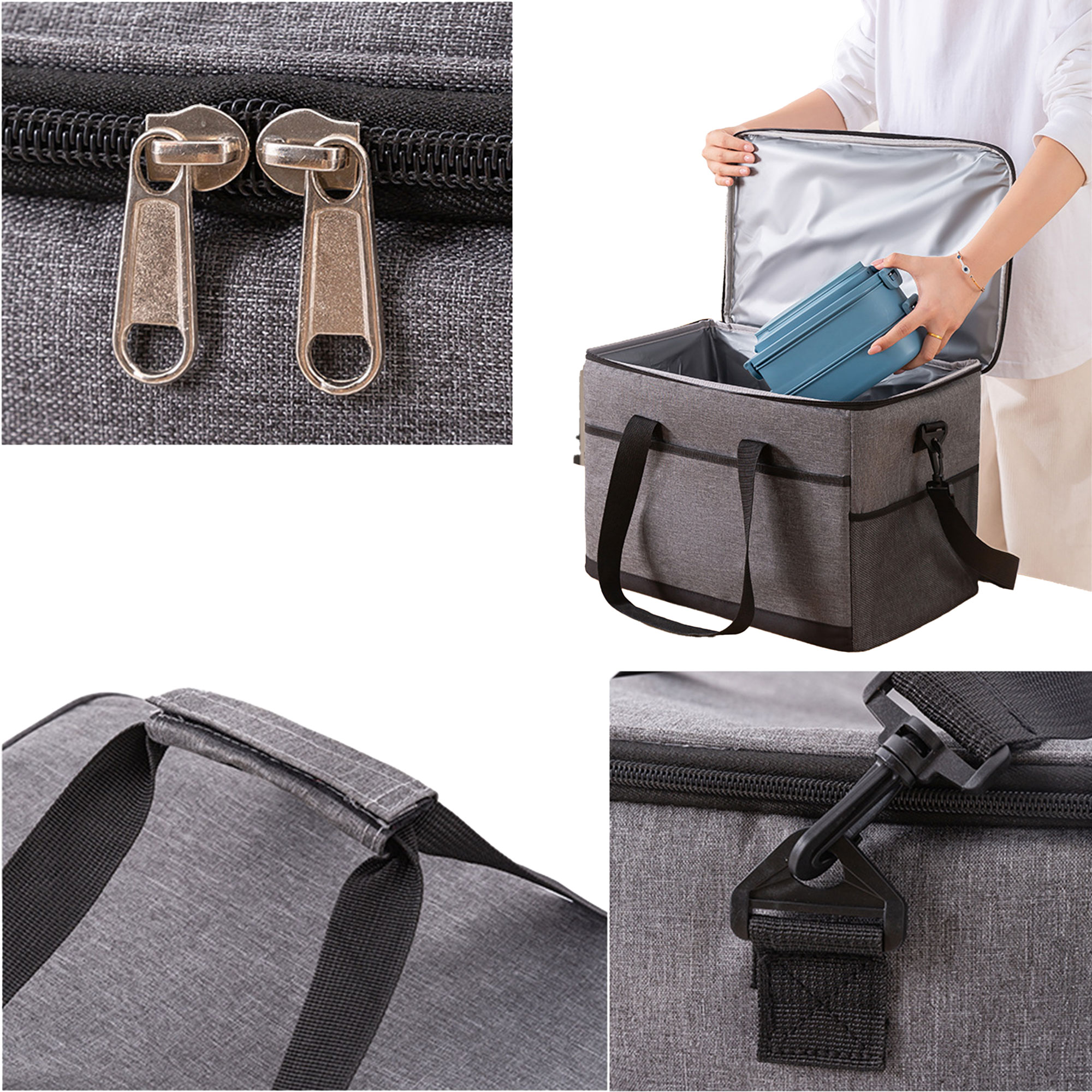 Waterproof Oxford Fabric Outdoor Camping Cooler Bag 6