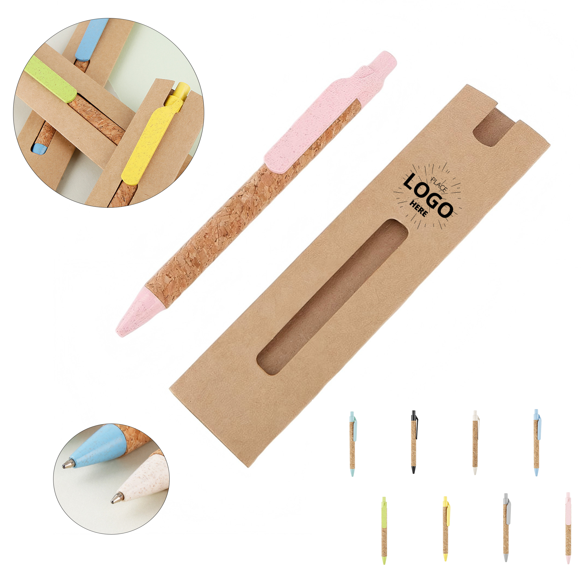 Wheat Straw Office Ball Pen 2