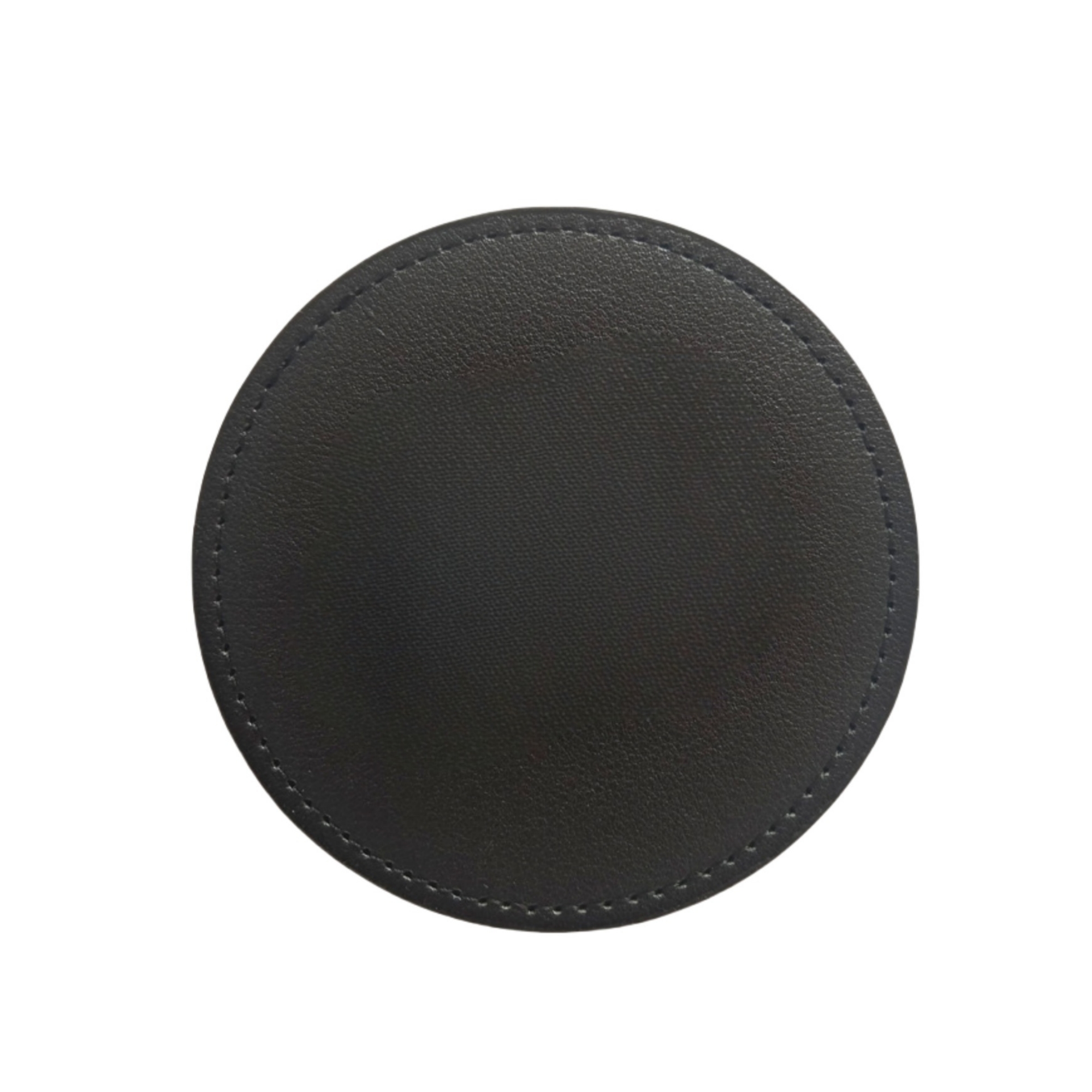 Round Leather Drink Coasters Protection for Home Decor 9