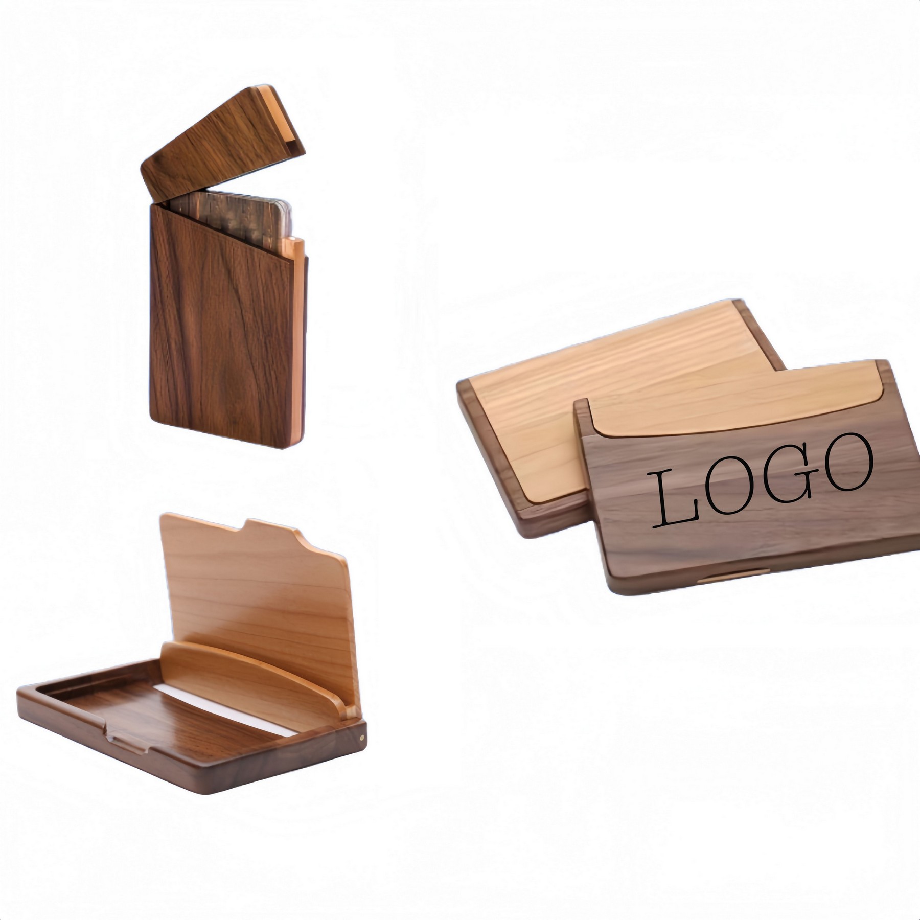 Wooden Business Card Holder