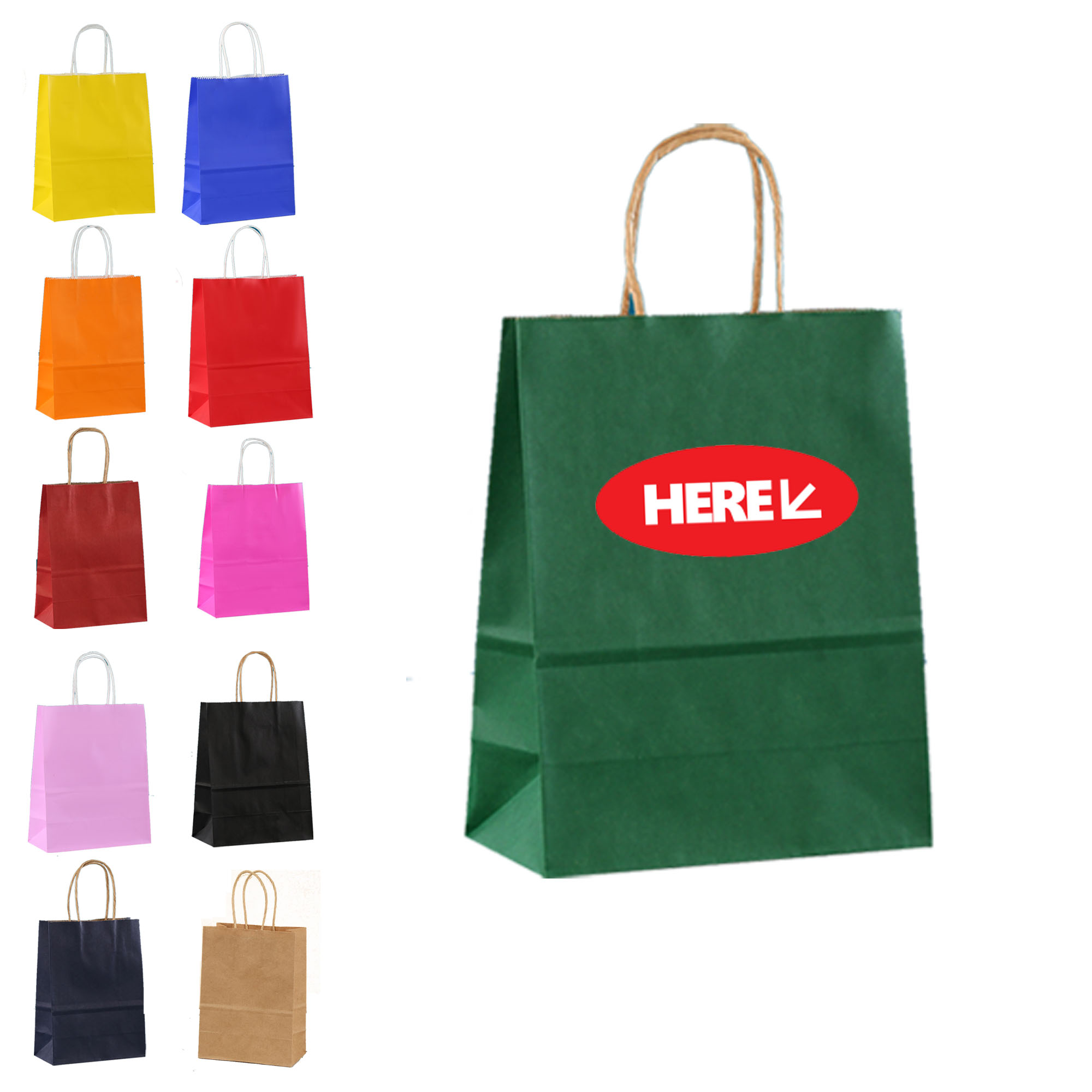 Waterproof Durable Kraft Paper Bag 3