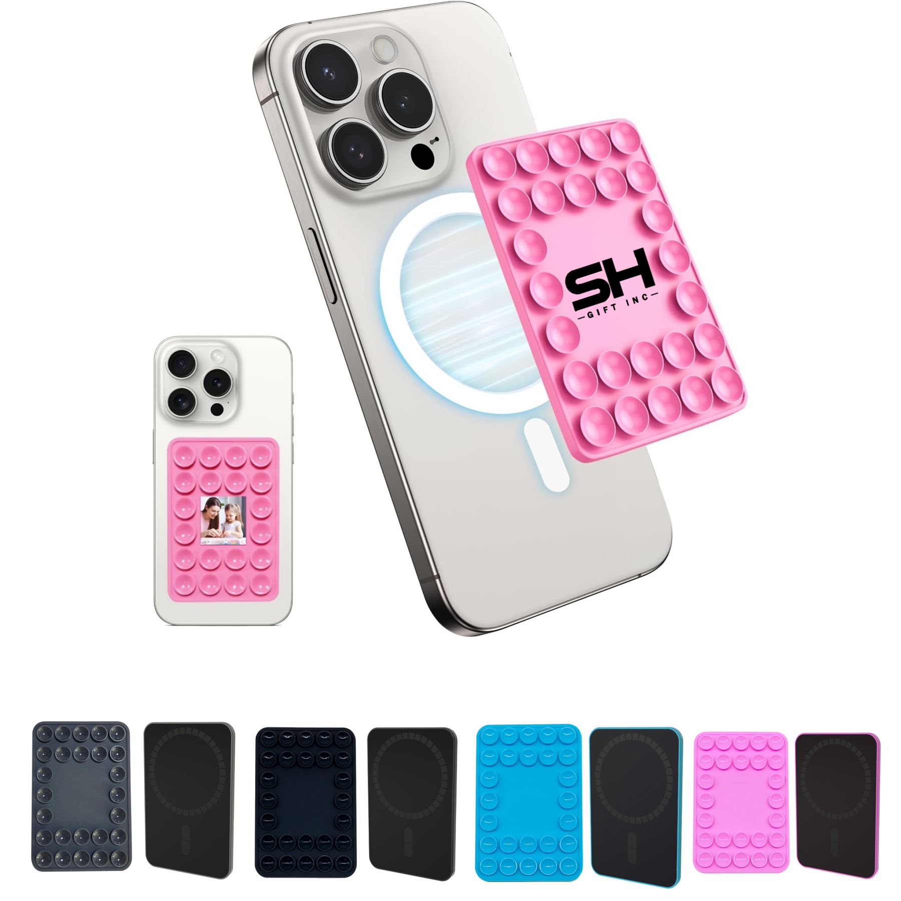 Magnetic Silicone Suction Cup Phone Mount