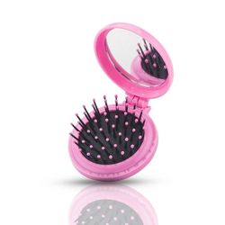 Portable Folding Plastic Hairbrush