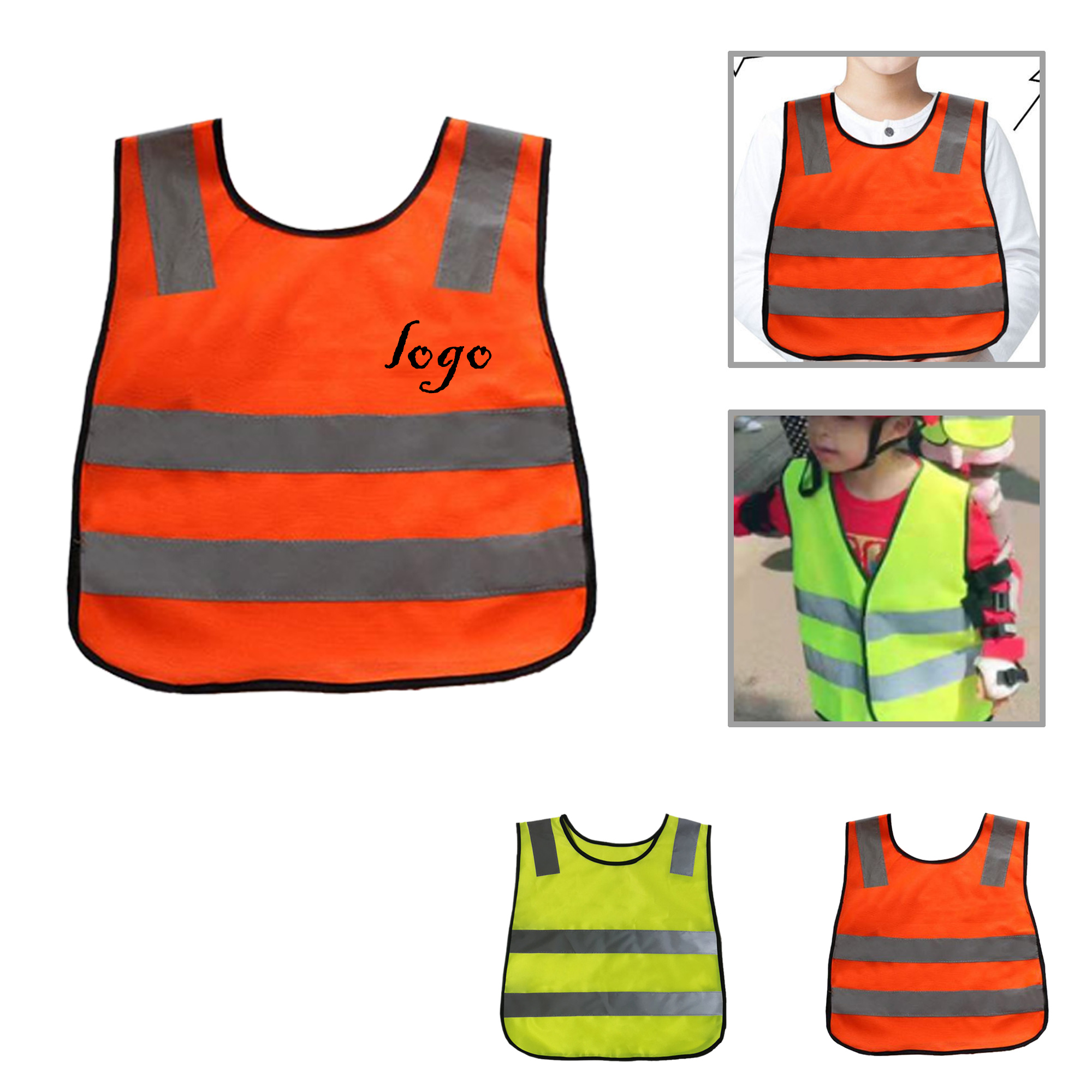 MOQ30 Kids High Visibility Safety Vests 5