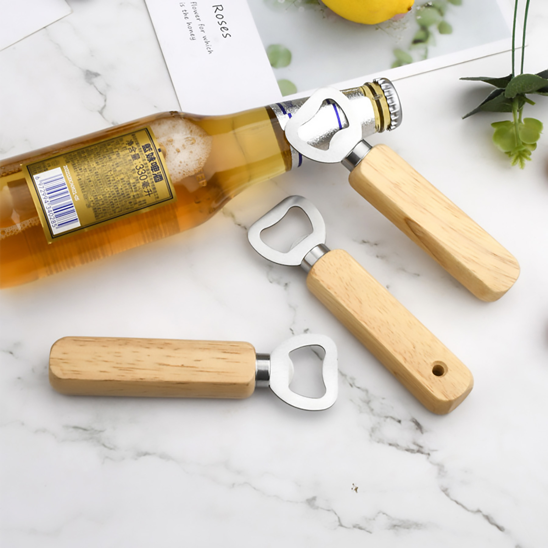 Stainless Steel Beer Beverage Bottle Opener 7