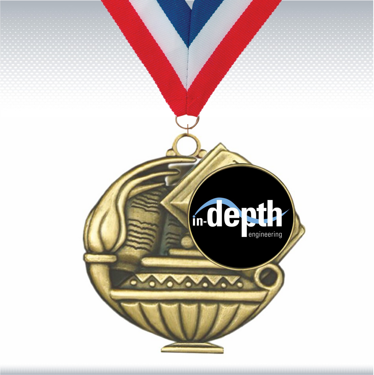 2 1/4" Scholastic Medals w/ 1" Custom Insert 9