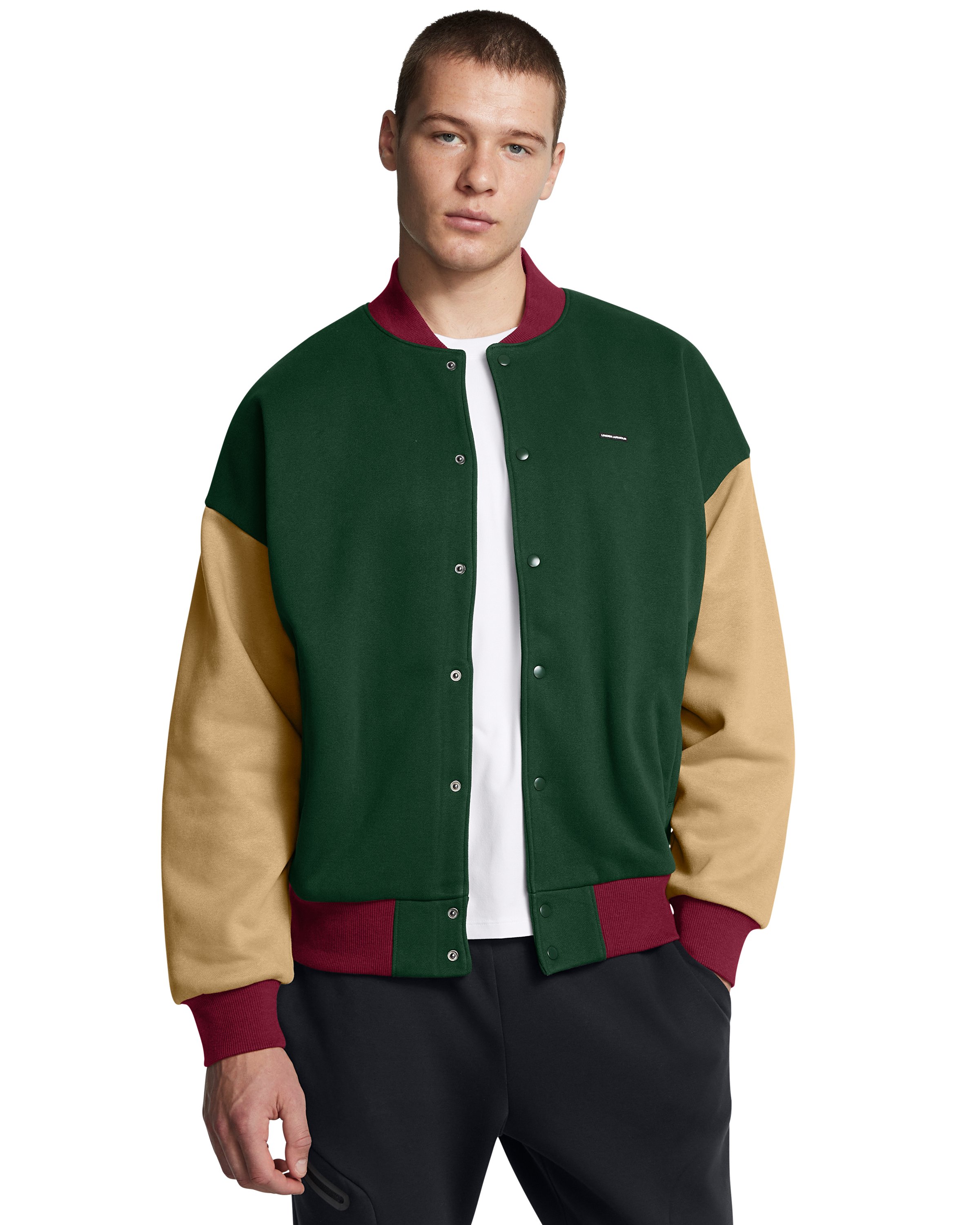 UA Icon Heavyweight Fleece Men's Oversized Bomber 7