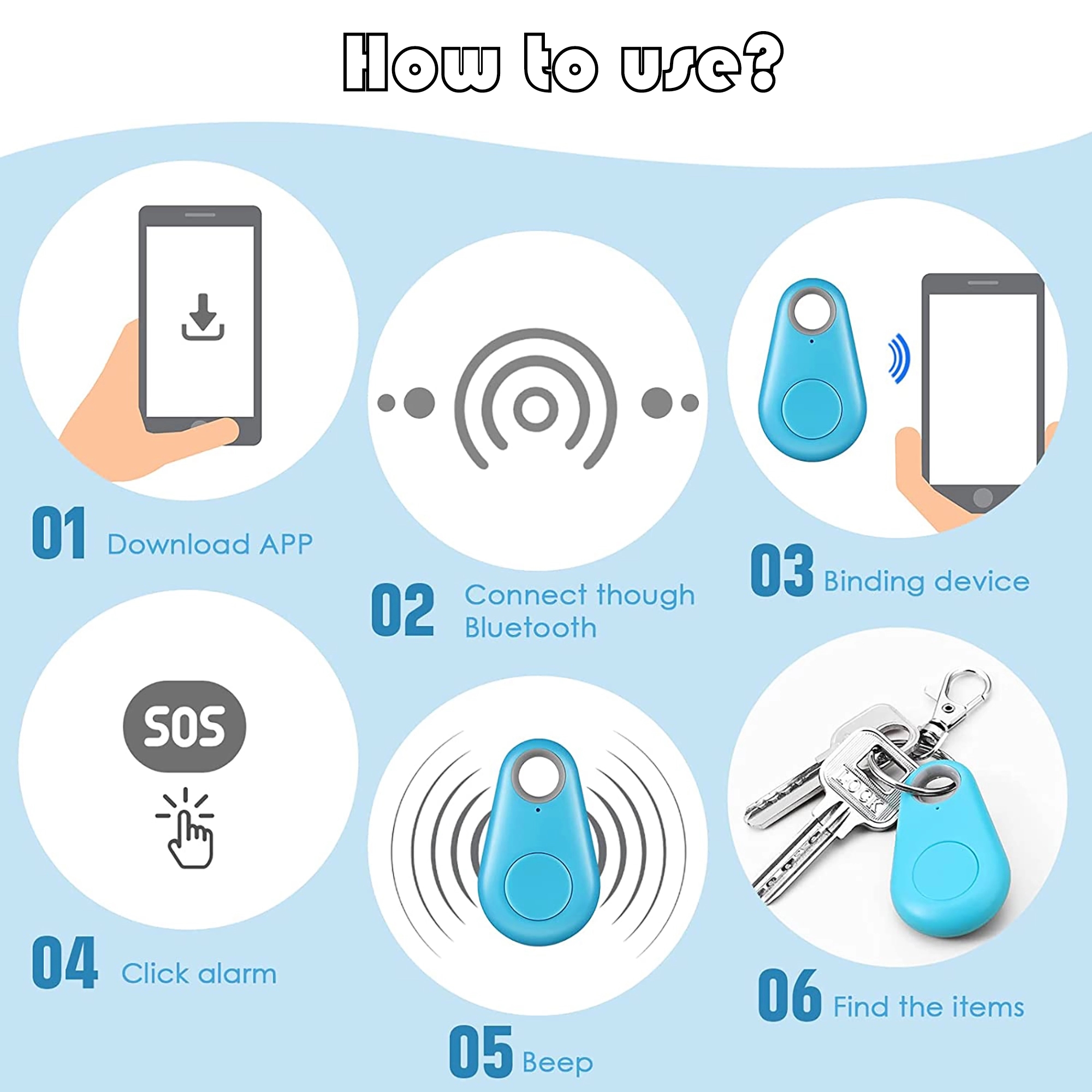 Smart Tracker Key Finder 9