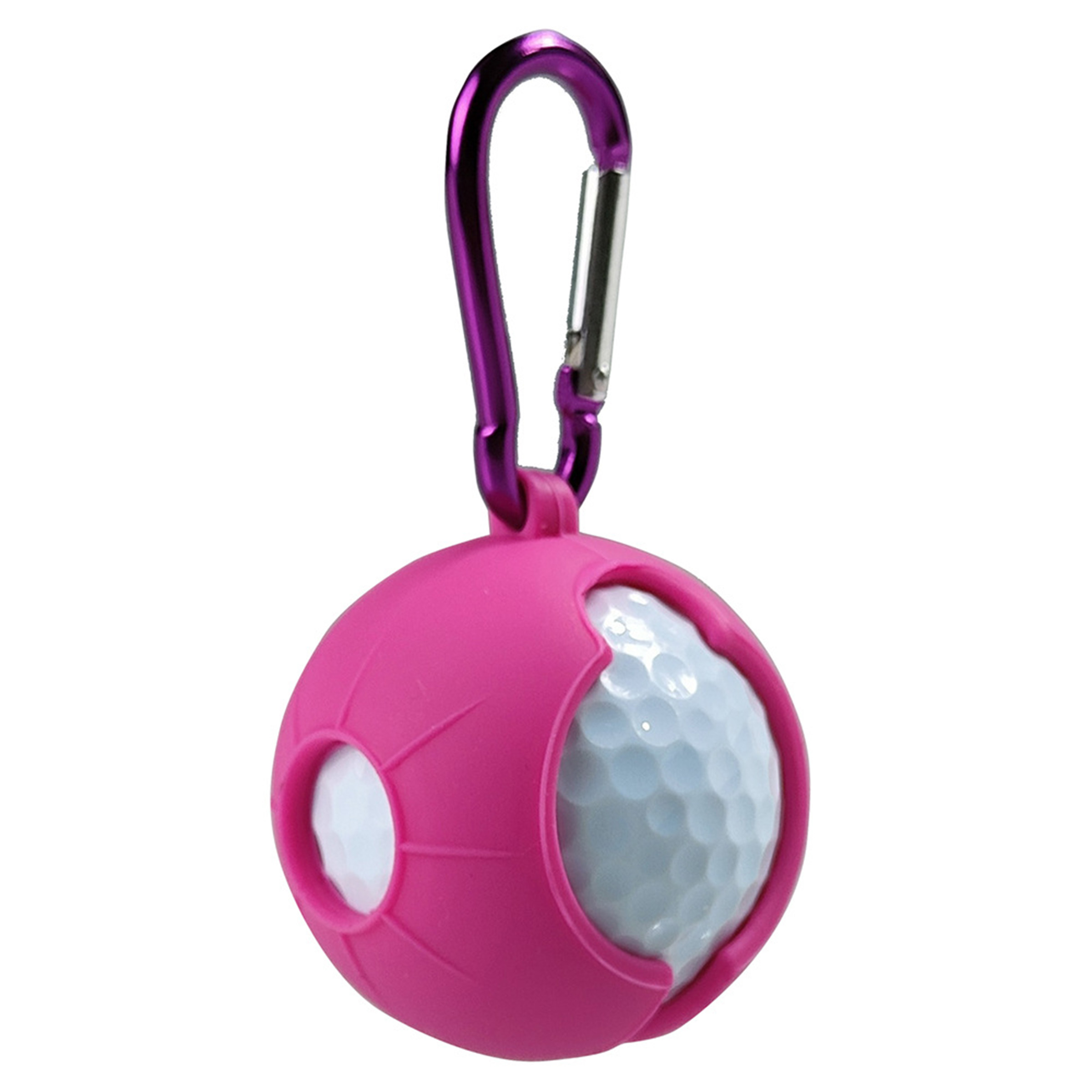 Silicone Golf Ball Holder with Carabiner 9