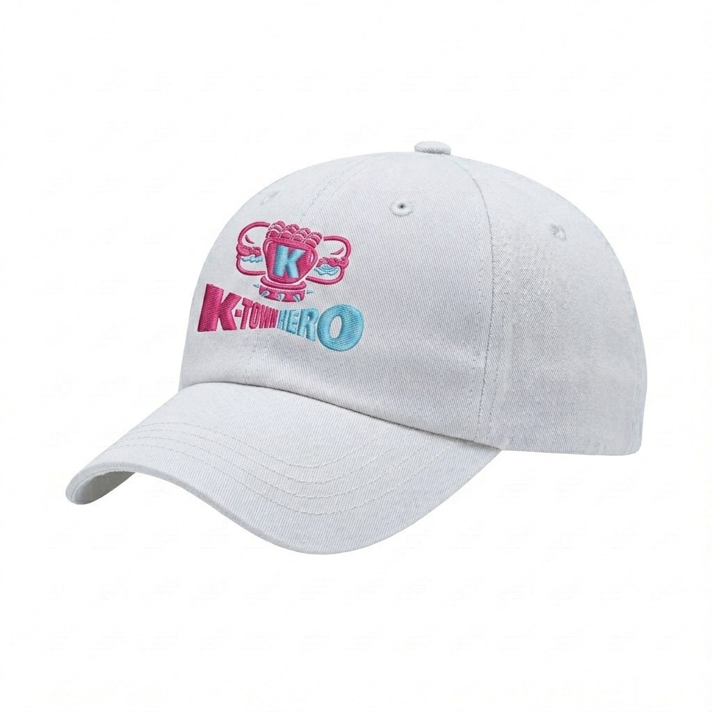 Union/USA Made Solid Eyelets Brushed Self Strap Dad Cap