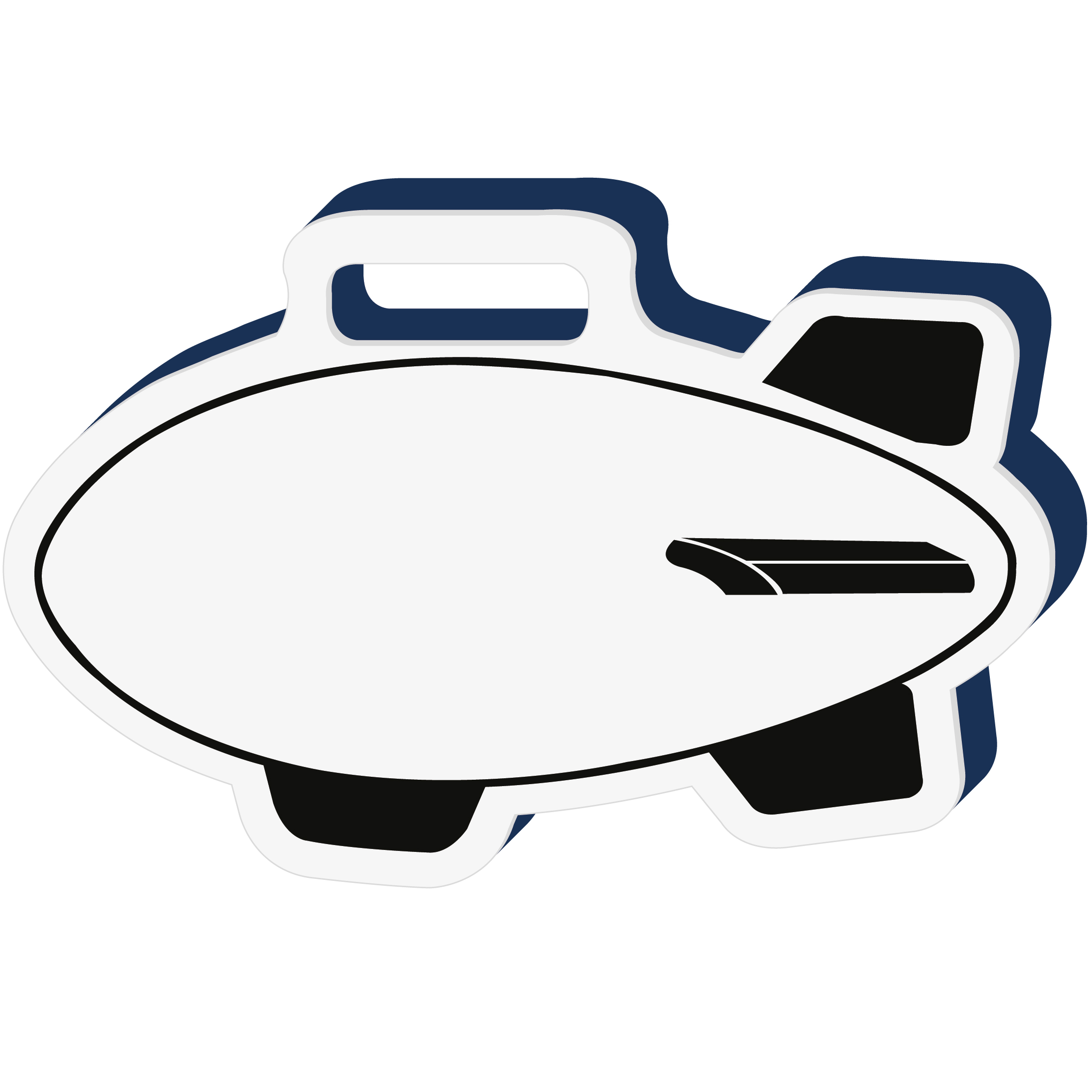 Dirigible Airship Sandwich Cushion 47