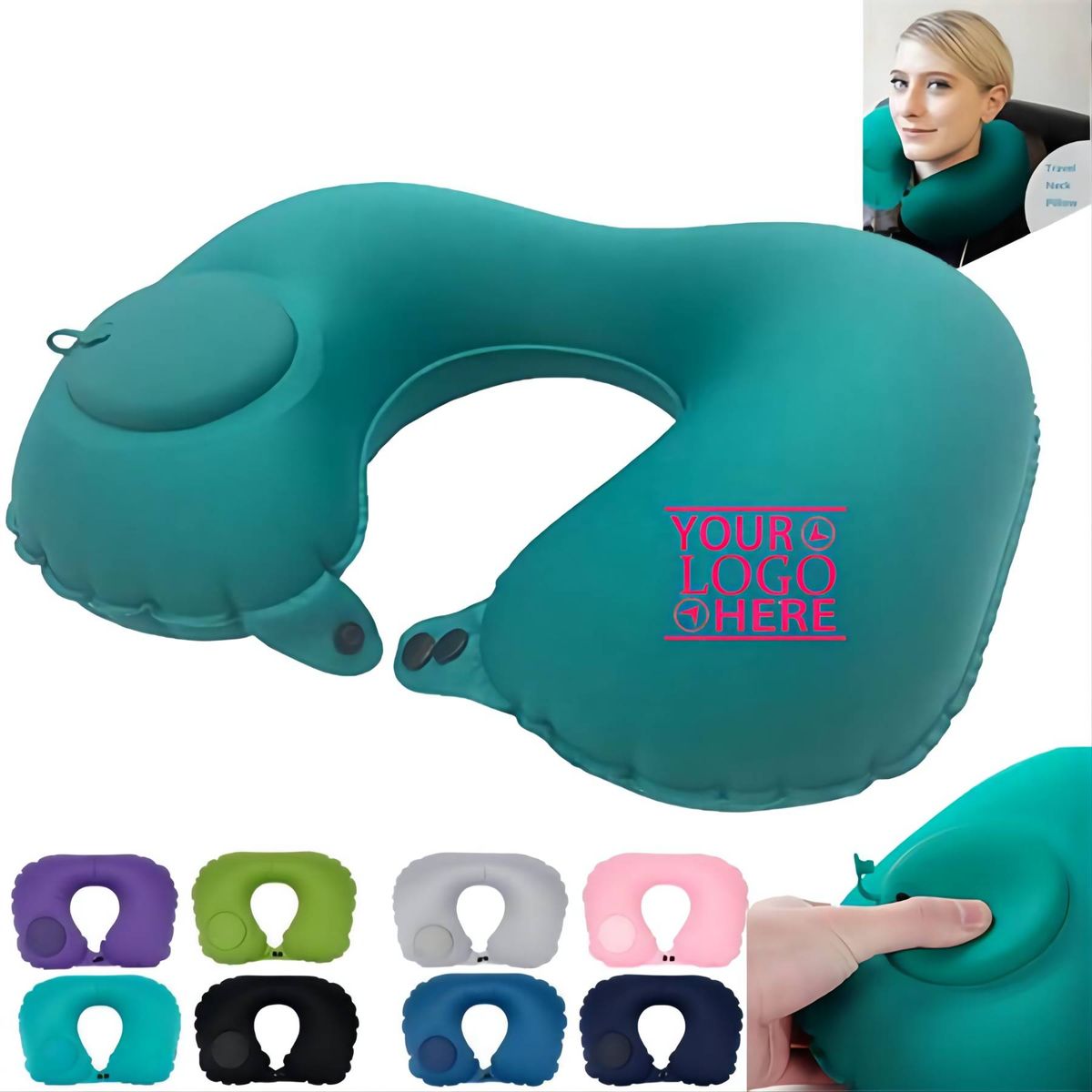 Inflatable Travel Neck Pillow