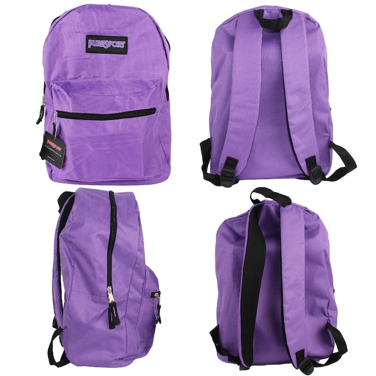 17" Classic Backpacks - Purple 3