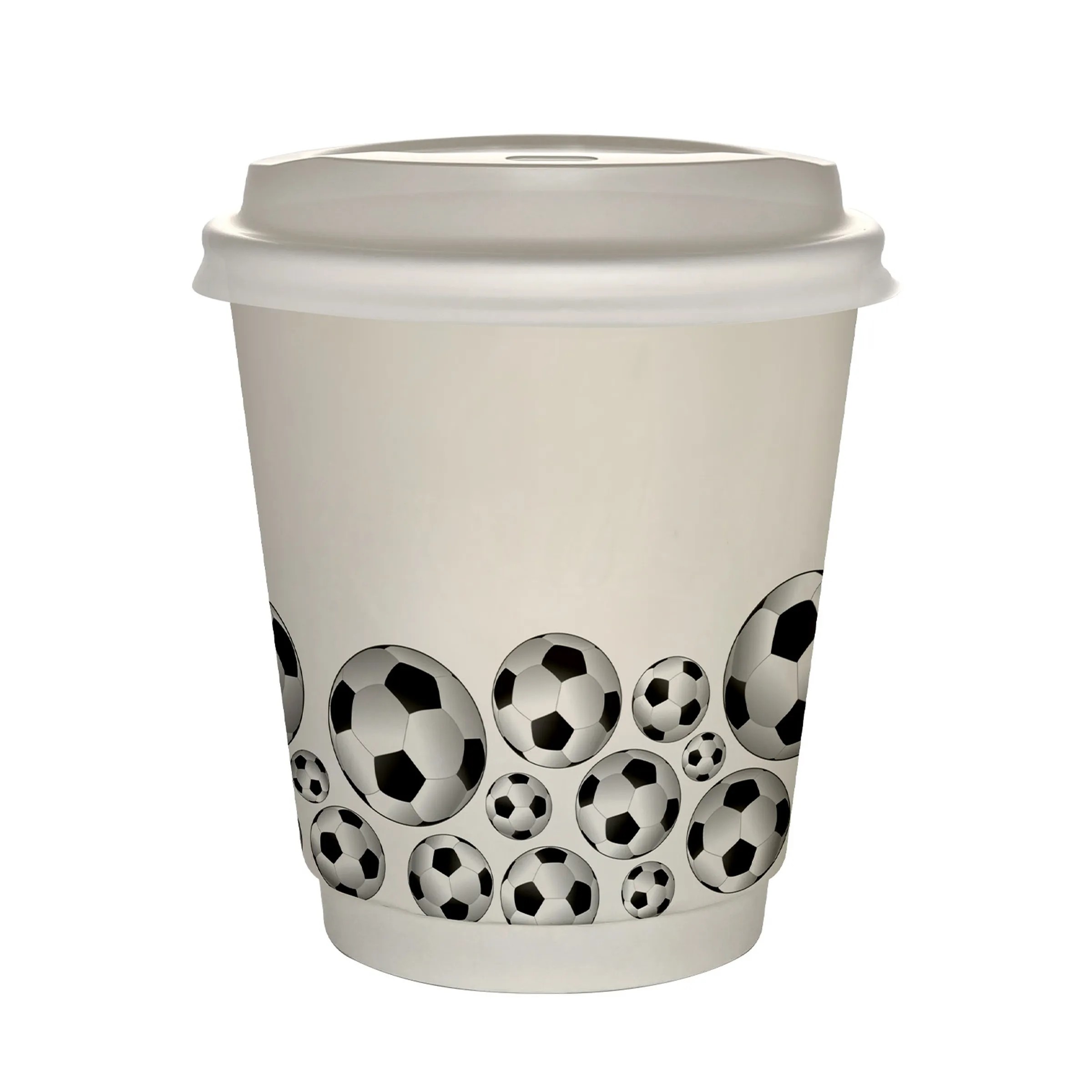 10 oz Full Color Sporty Paper Cup With Lid 1