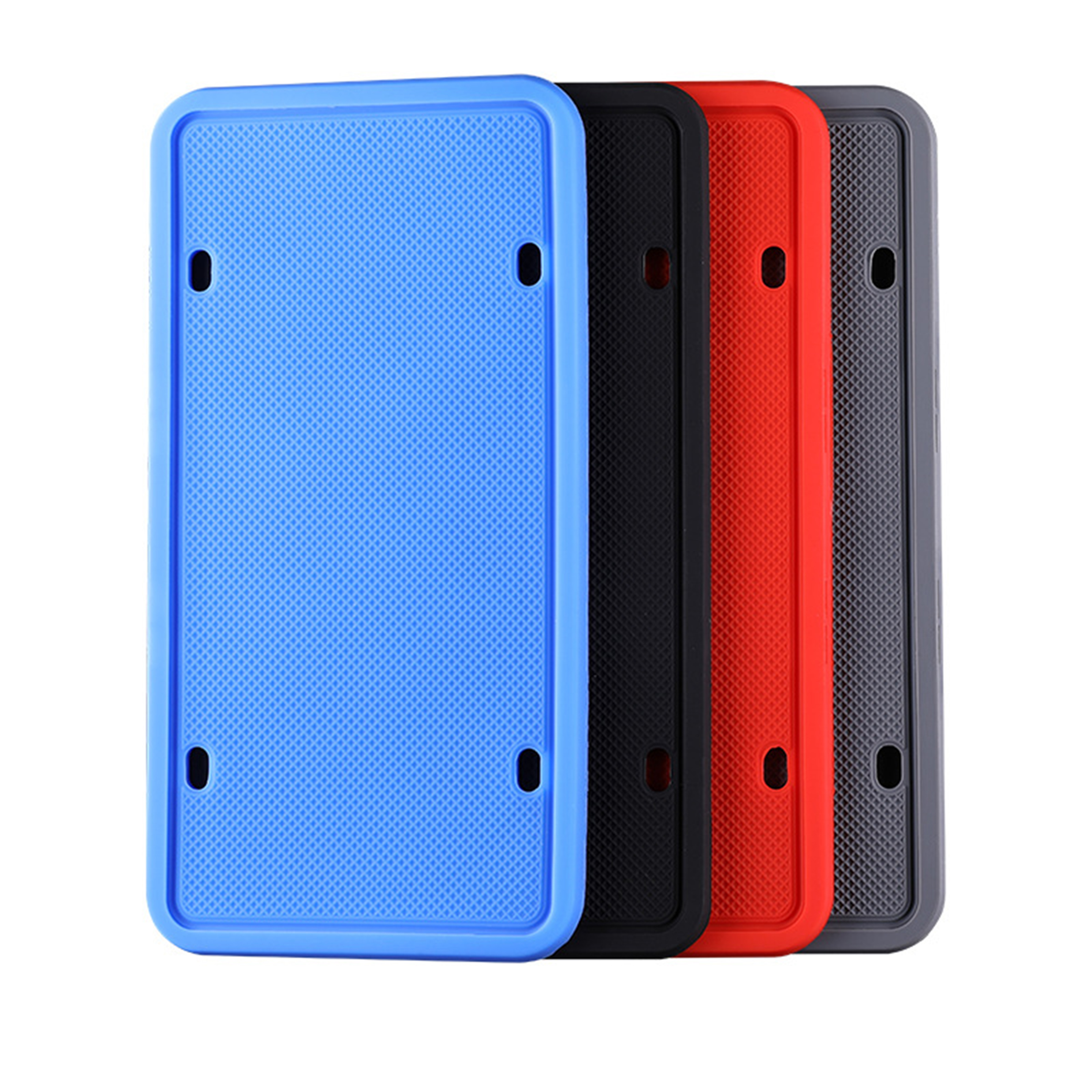 Silicone License Plate Frame Set 6