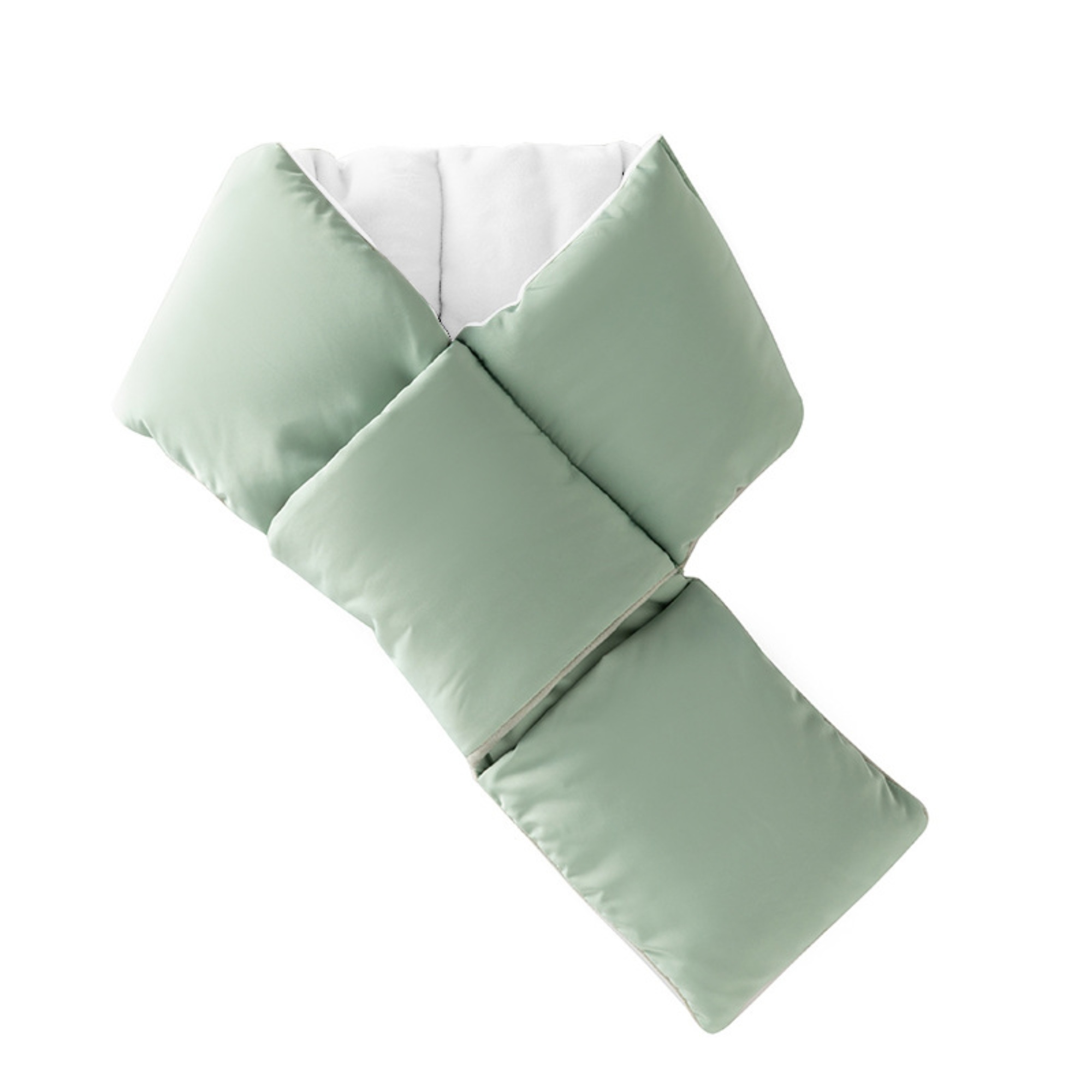 Down Cotton Puffer Winter Scarf 14
